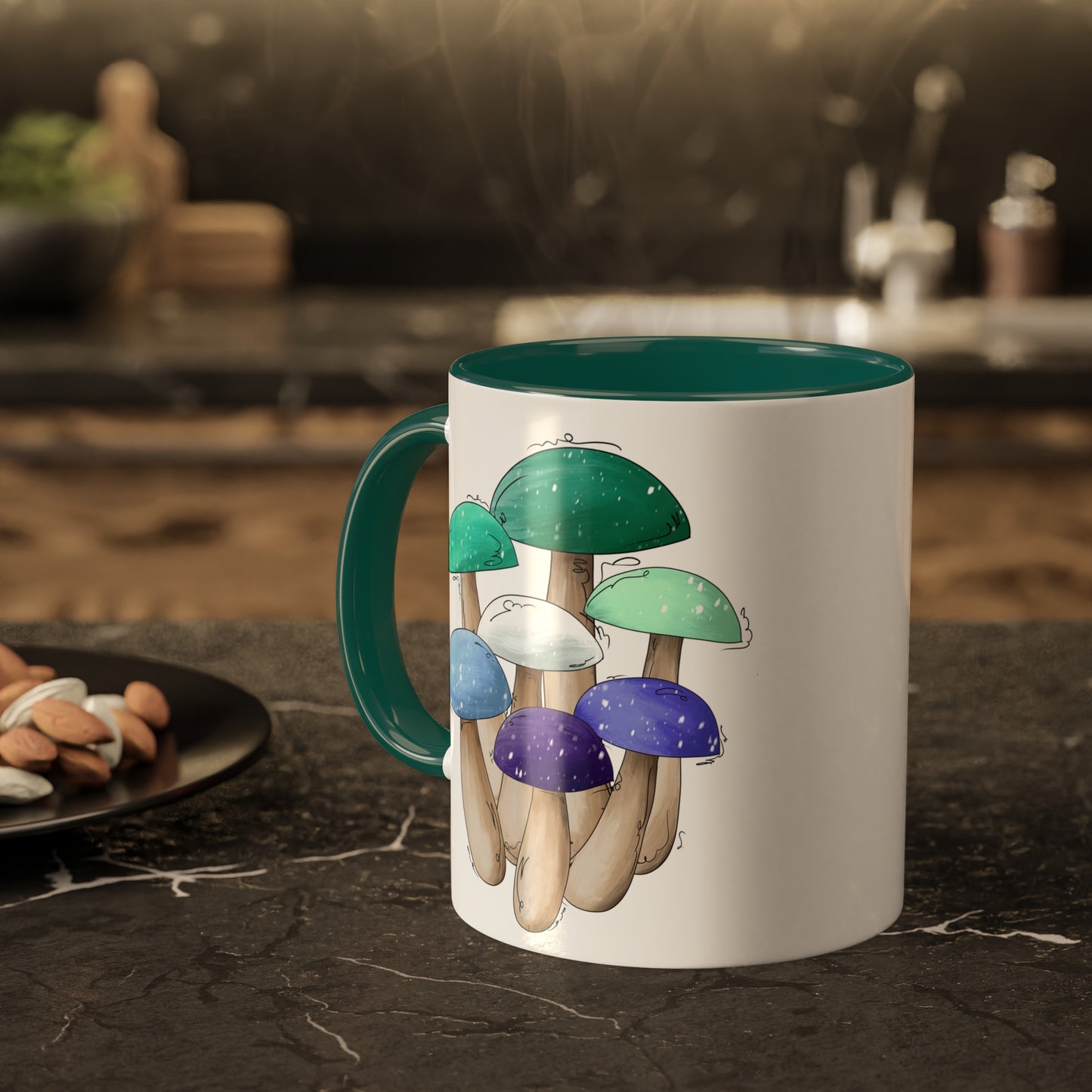 Gay Male Pride Flag Mushrooms - Mug