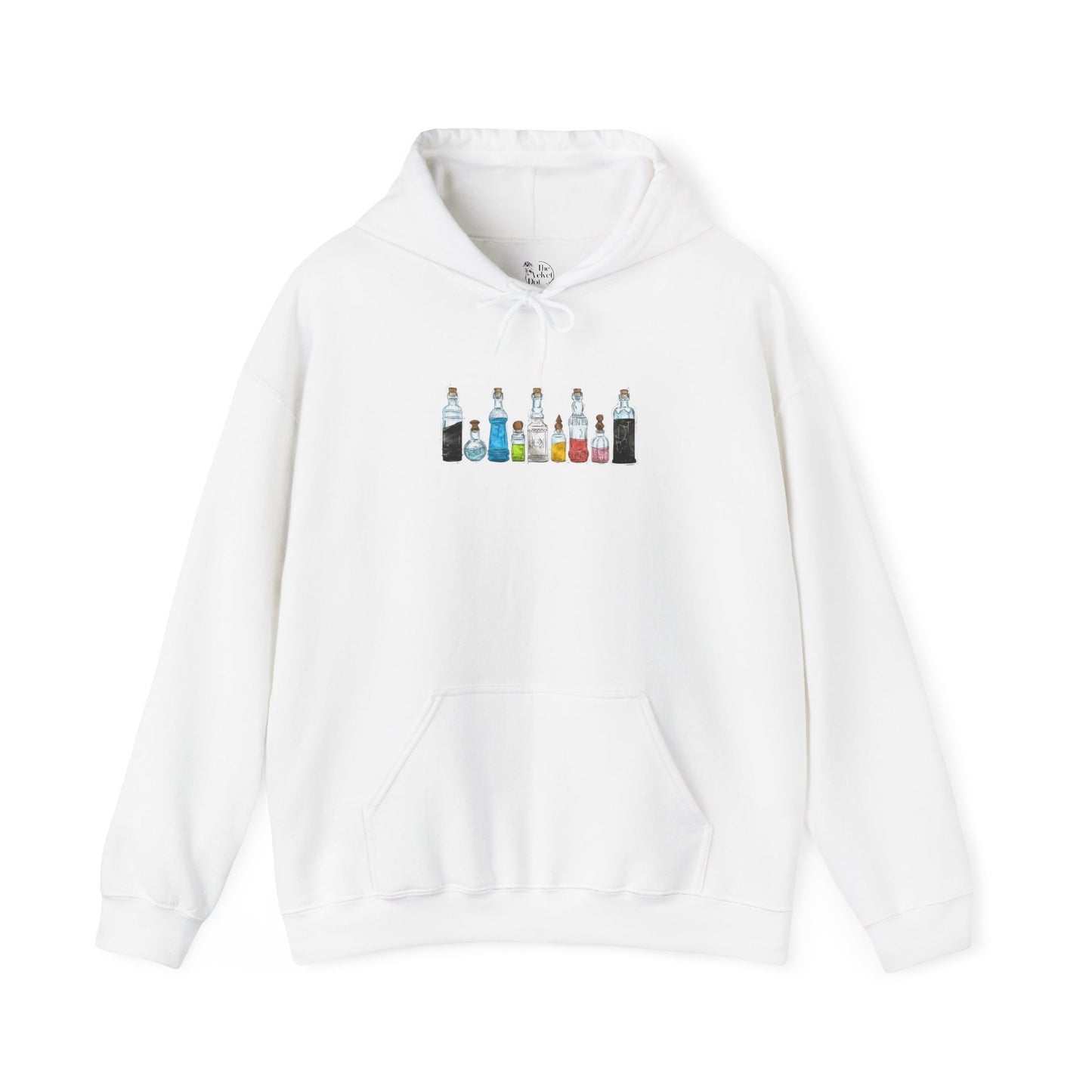 Queer Pride Flag Potion Bottles - Adult Unisex Hoodie