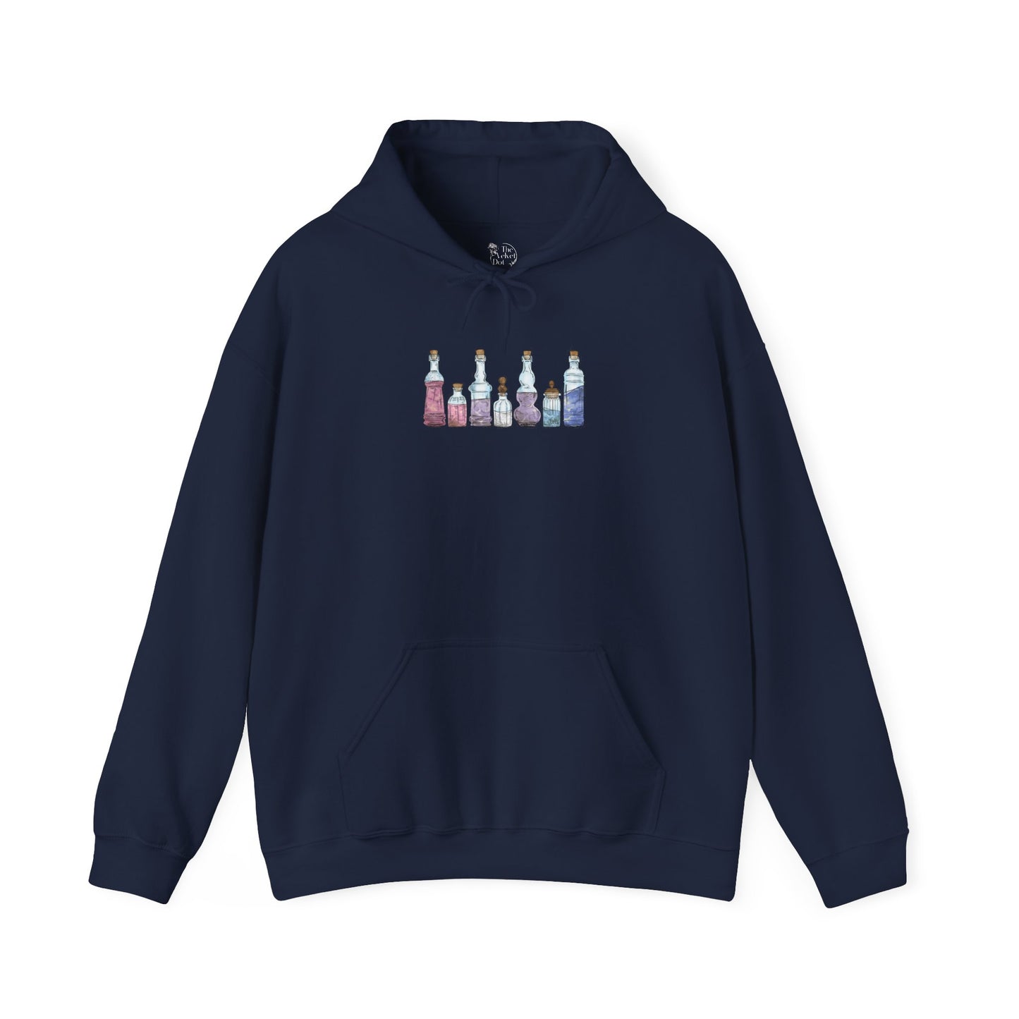 Bigender Pride Flag Potion Bottles - Adult Unisex Hoodie