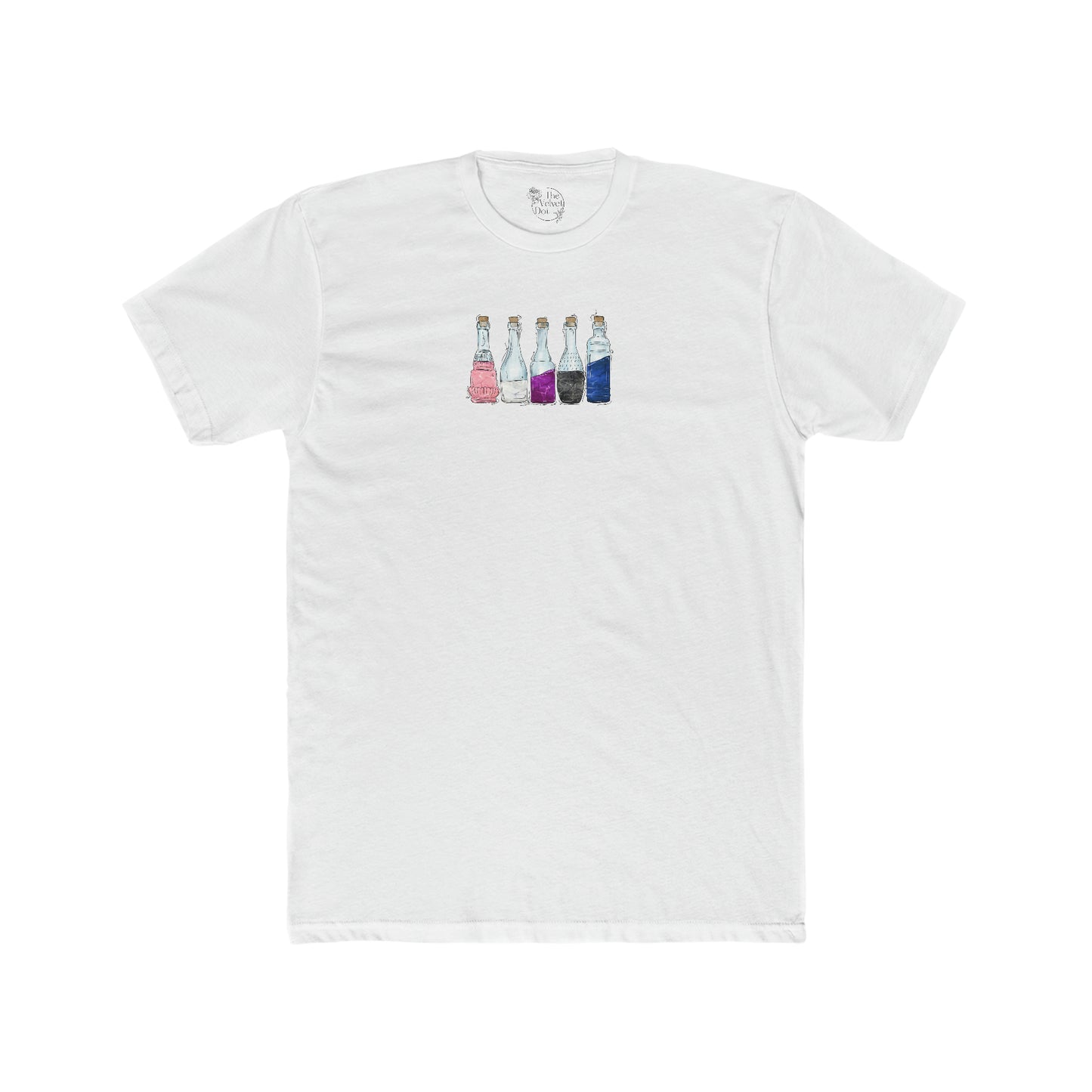 Genderfluid Pride Flag Potion Bottles - Men's T-Shirt
