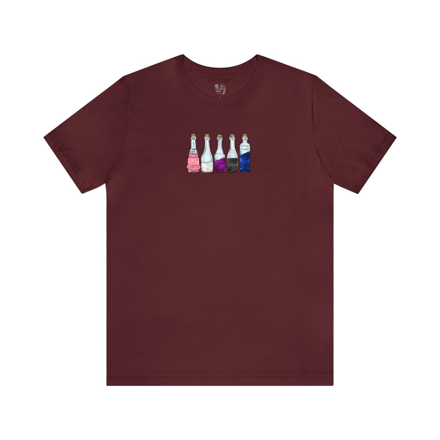 Genderfluid Pride Flag Potion Bottles - Unisex T-Shirt