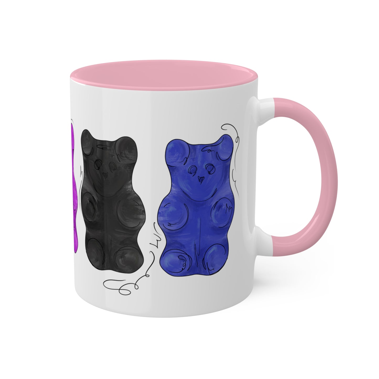 Genderfluid Pride Flag Gummy Bears - Mug