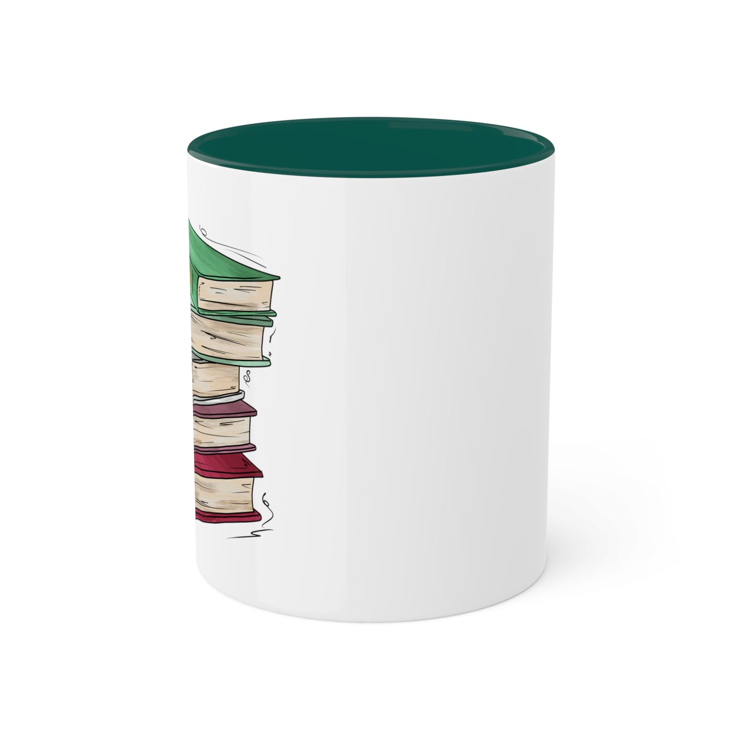 Abrosexual Pride Flag Old Books - Mug