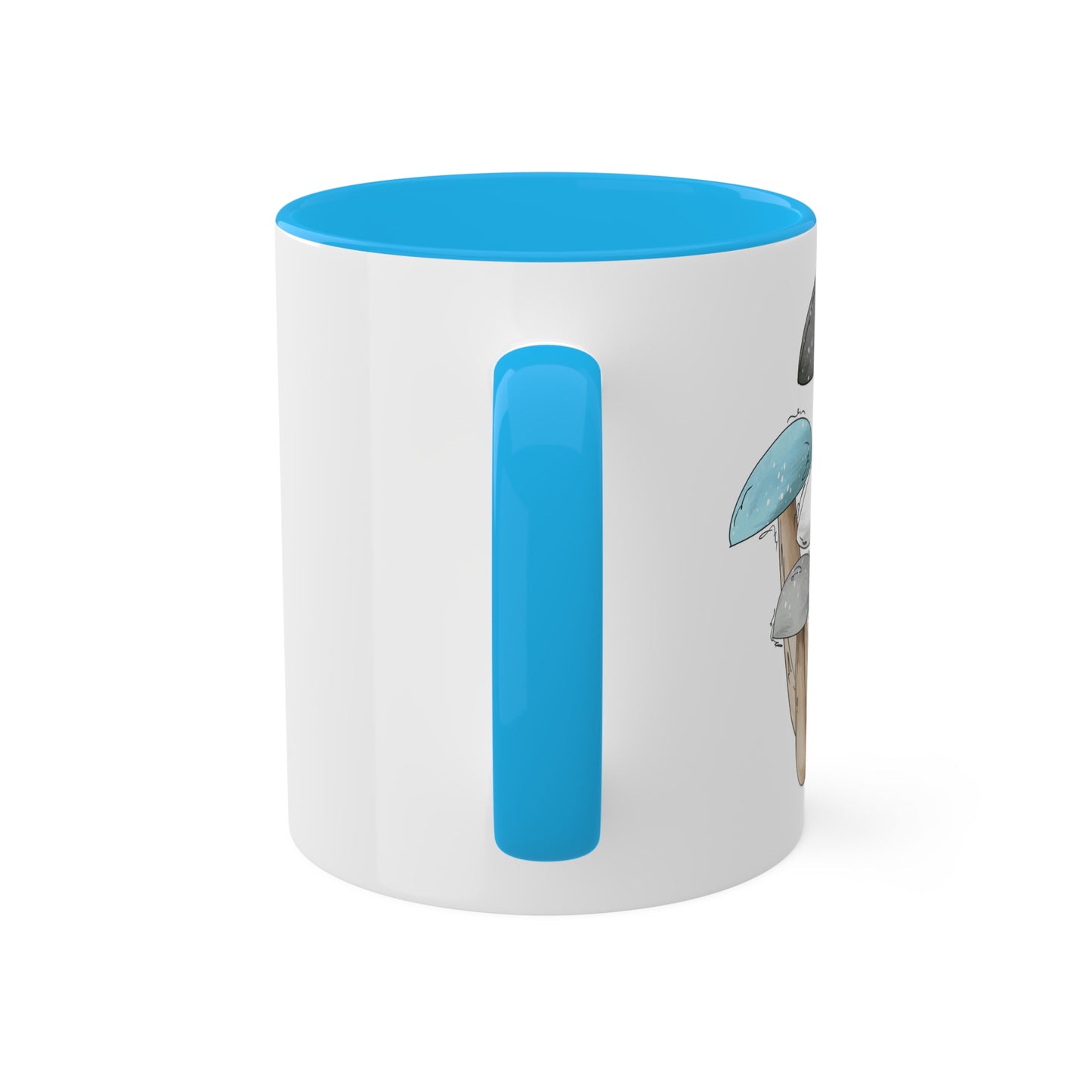 Demi Boy Pride Flag Mushrooms - Mug