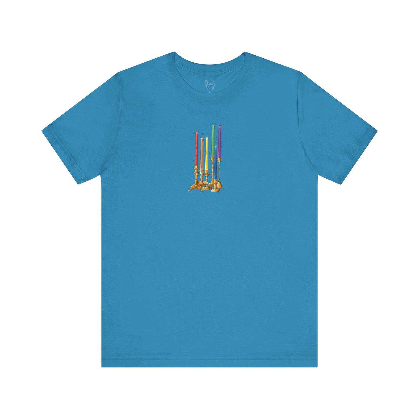 Gay Pride Flag Candlesticks - Unisex T-Shirt