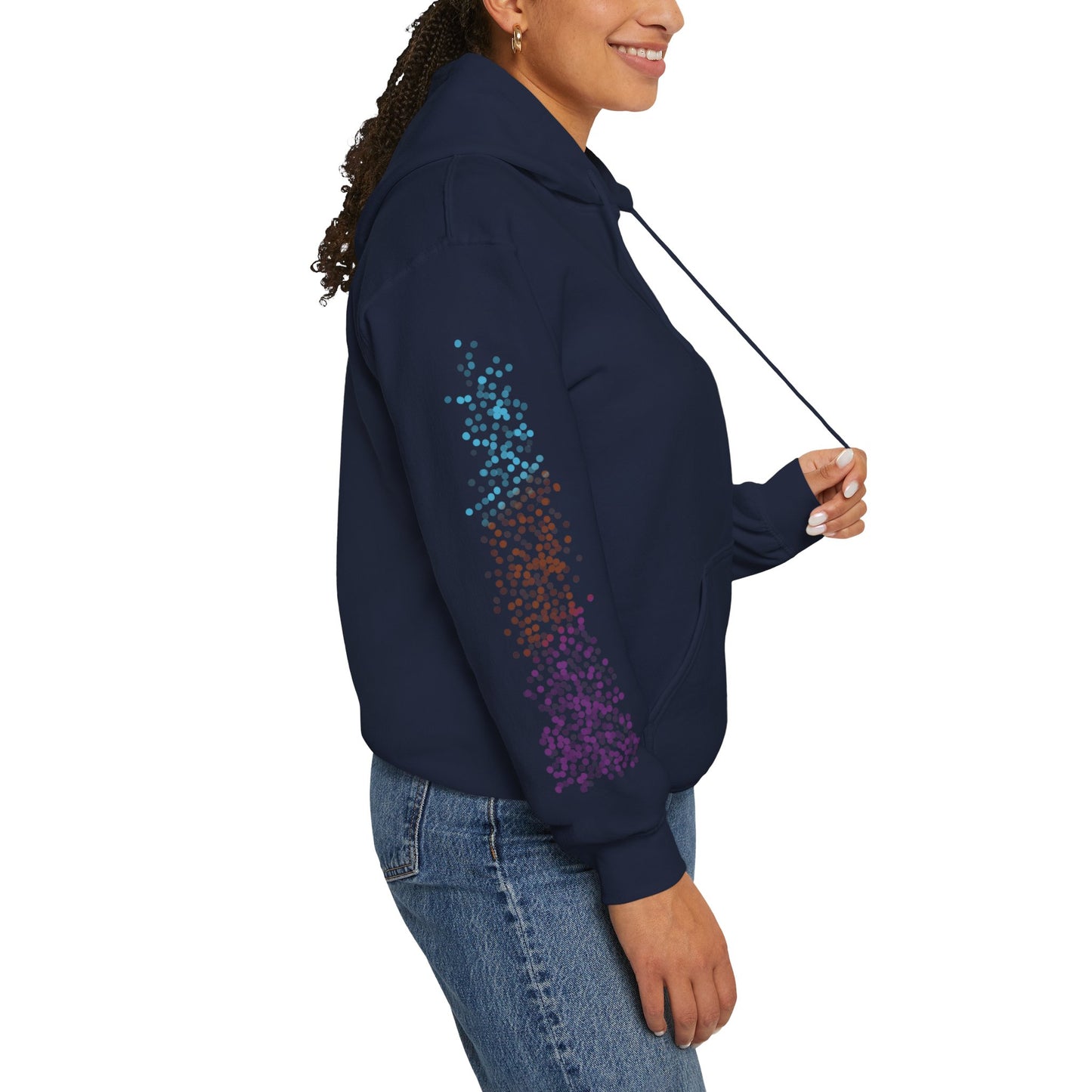 Androsexual Pride Flag Dots - Adult Unisex Hoodie
