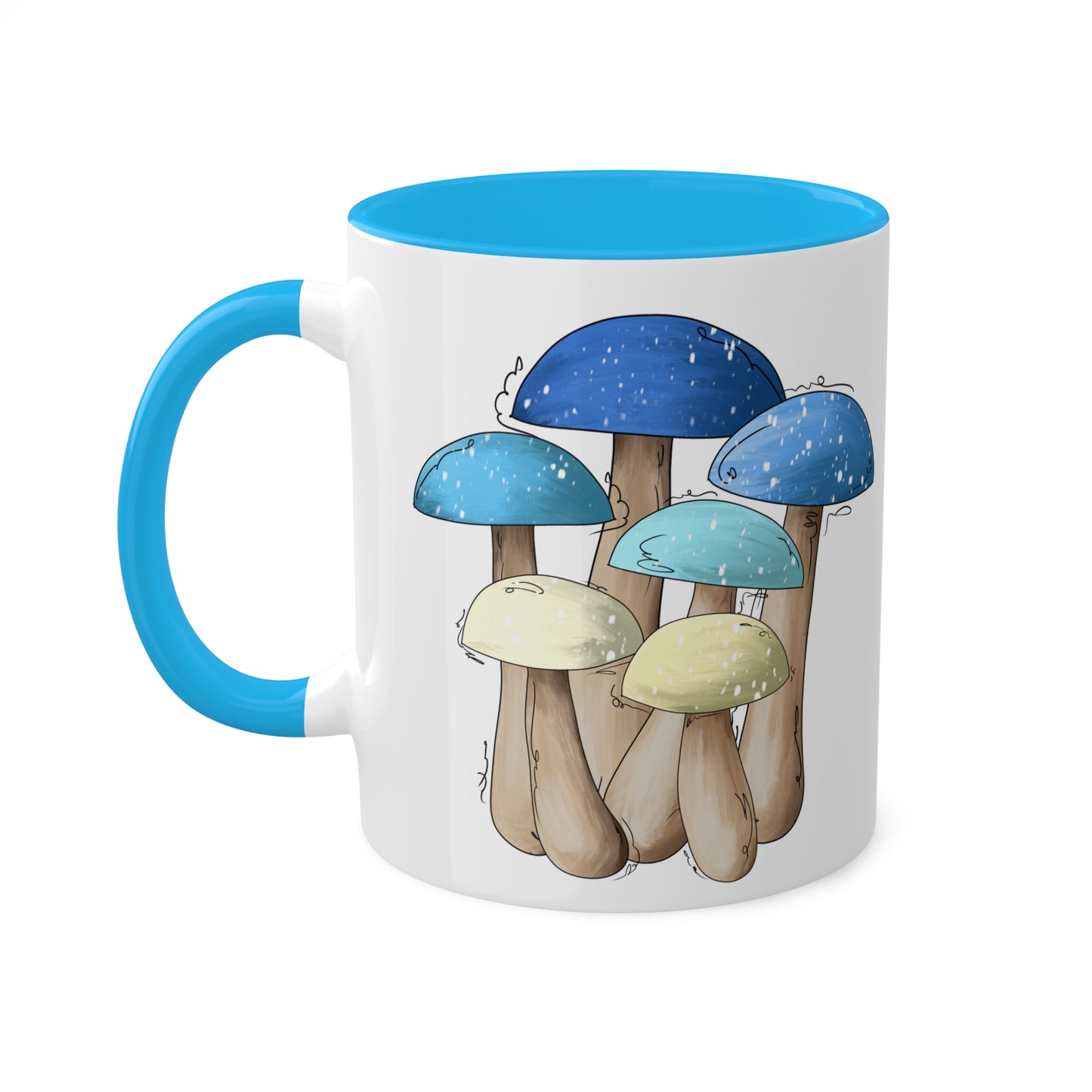 Uranic Pride Flag Mushrooms - Mug