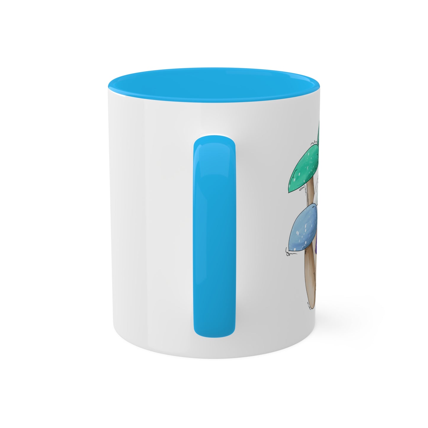 Gay Male Pride Flag Mushrooms - Mug