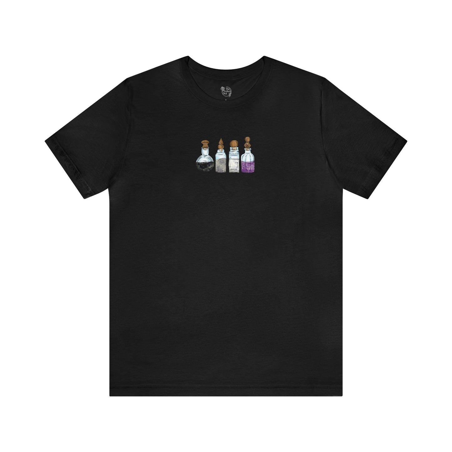 Asexual Pride Flag Potion Bottles - Unisex T-Shirt