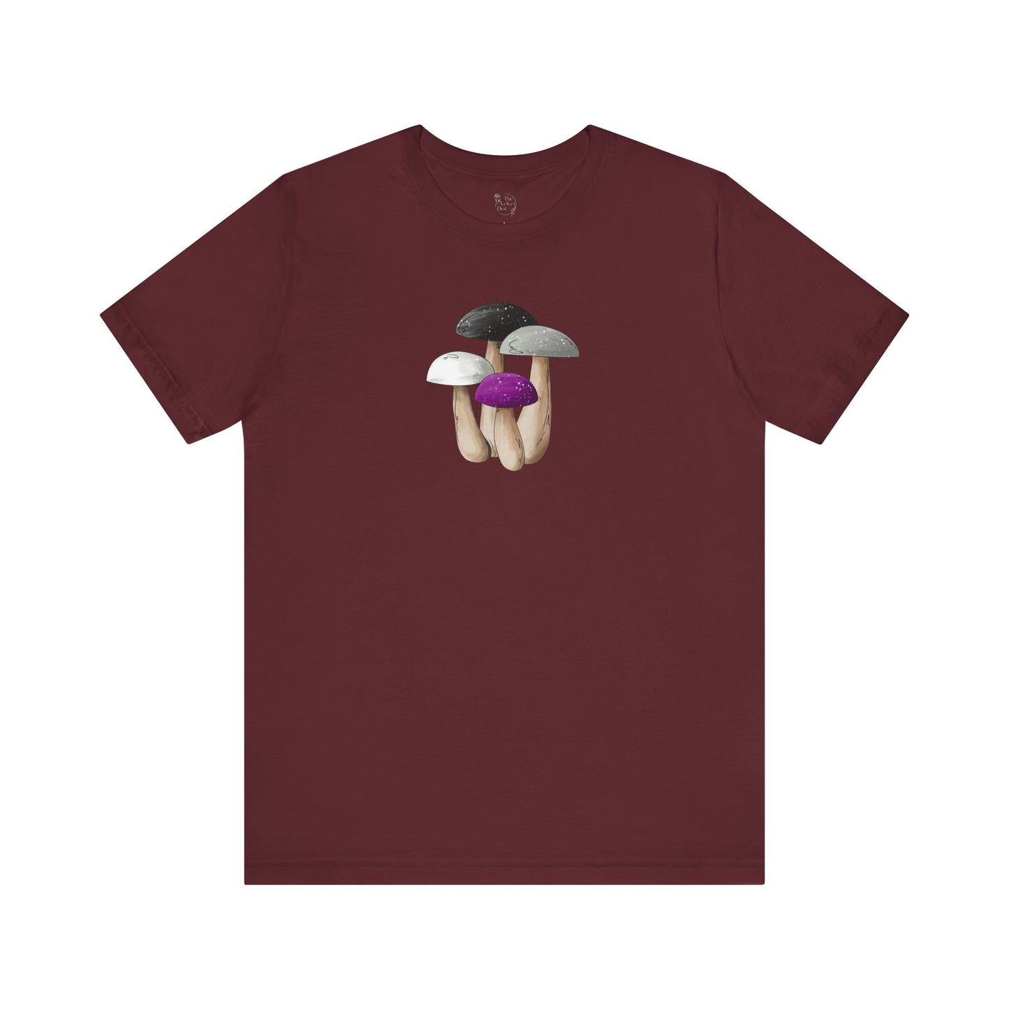 Asexual Pride Flag Mushrooms - Unisex T-Shirt