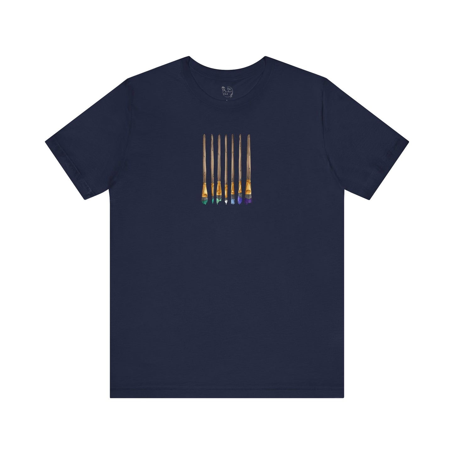 Gay Male Pride Flag Paint Brushes - Unisex T-Shirt