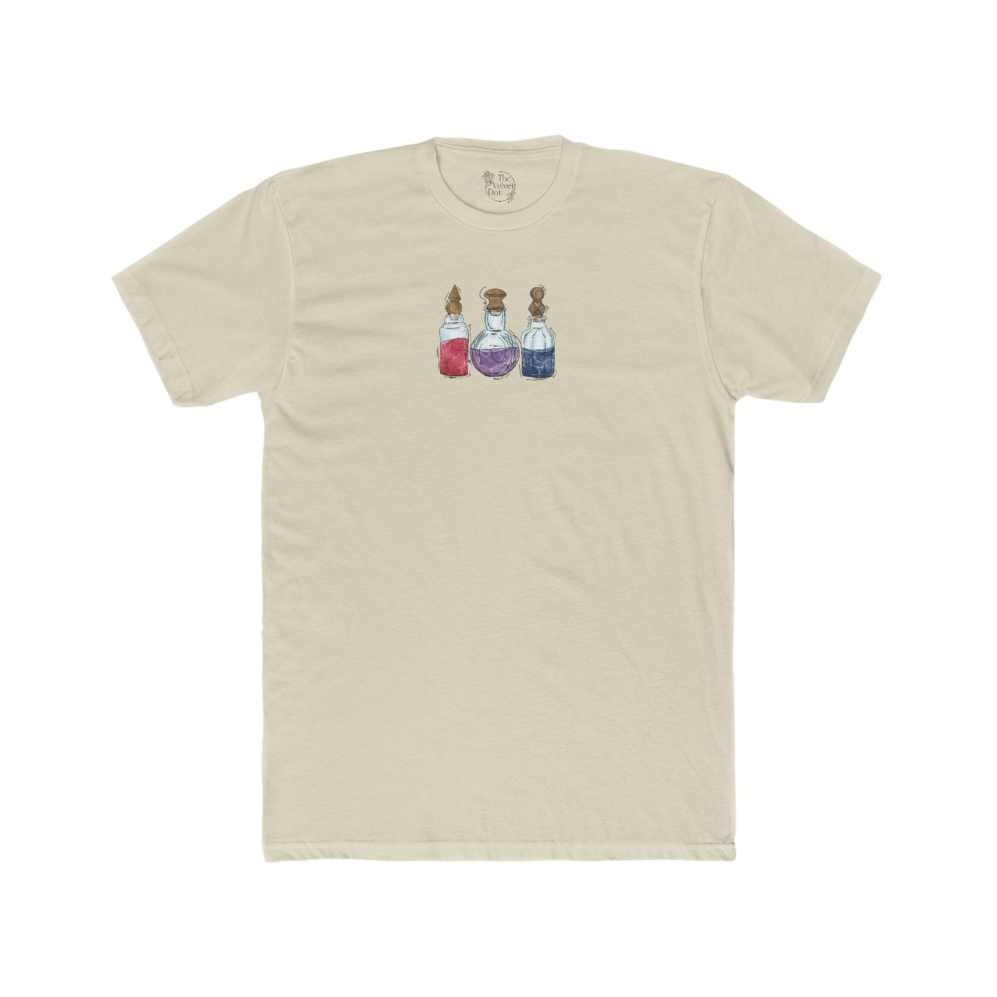 Bisexual Pride Flag Potion Bottles - Men's T-Shirt