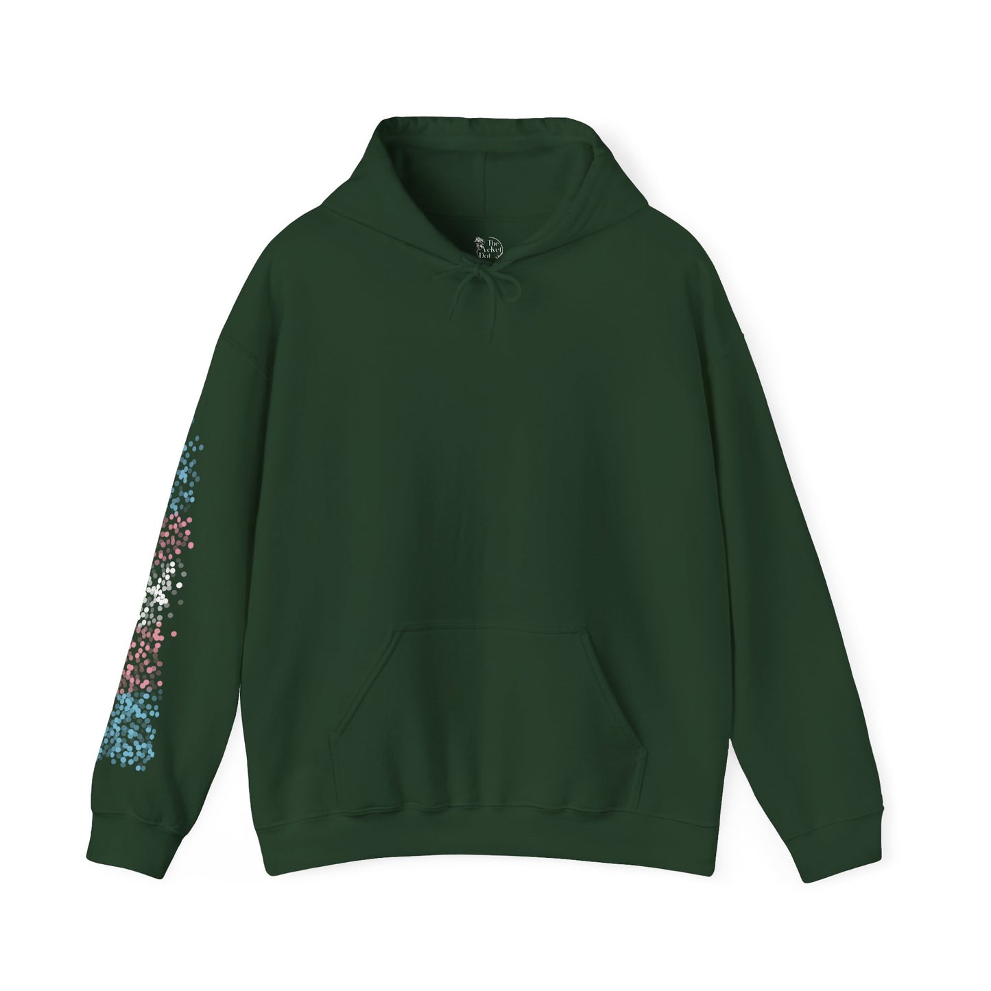 Transgender Pride Flag Dots - Adult Unisex Hoodie