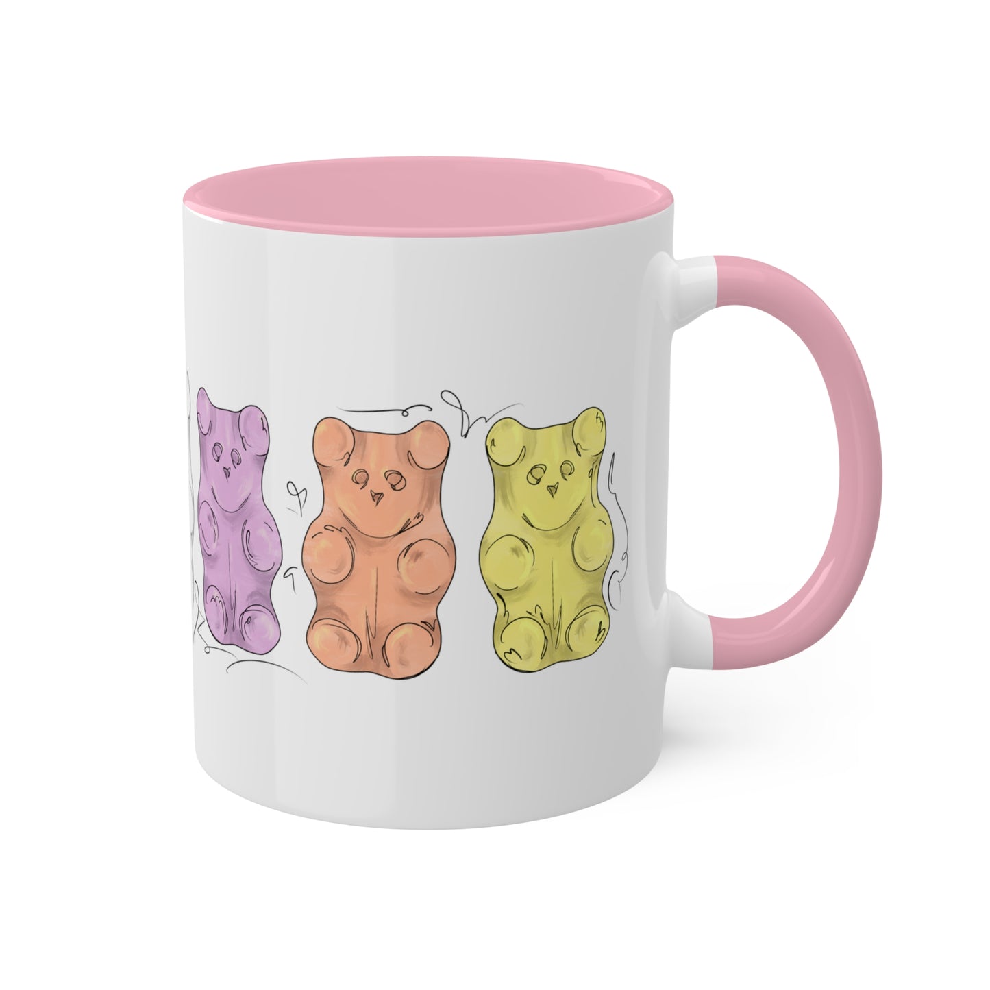 Pangender Pride Flag Gummy Bears - Mug