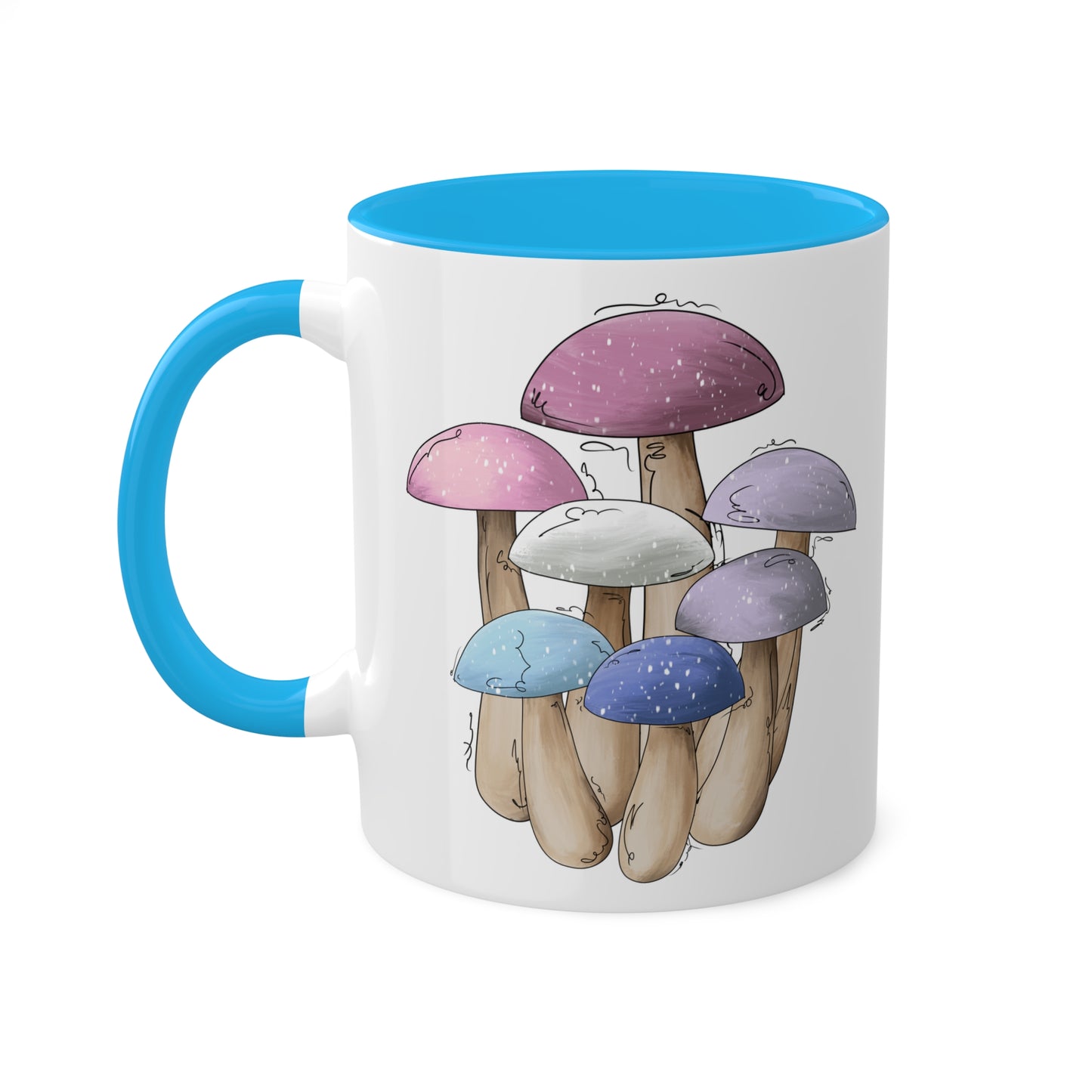 Bigender Pride Flag Mushrooms - Mug