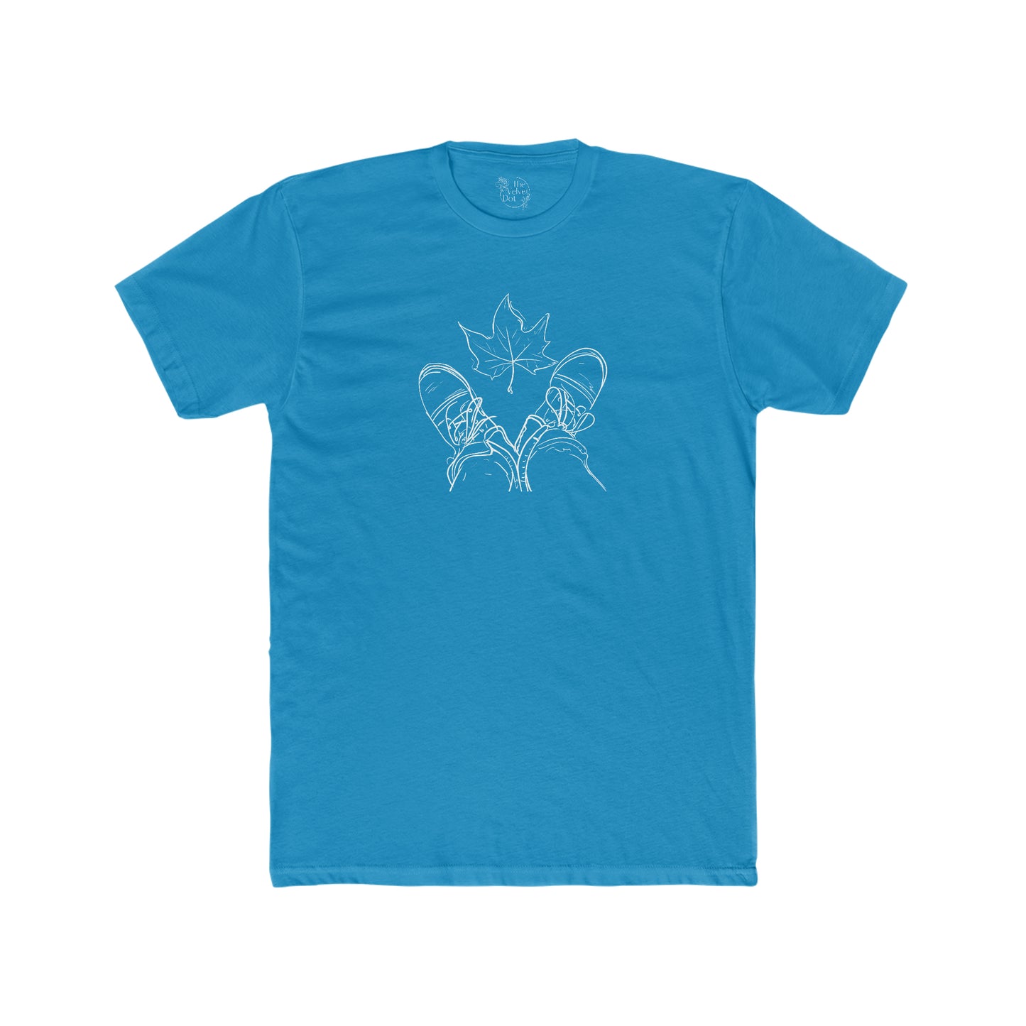 Fall Leaf and Boots Sketch - Men's T-Shirt