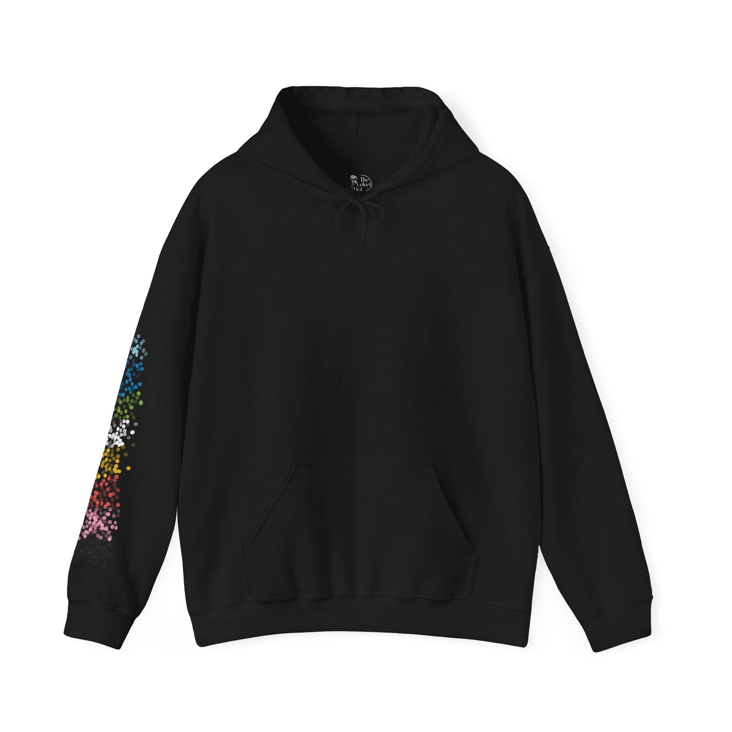 Queer Pride Flag Dots - Adult Unisex Hoodie