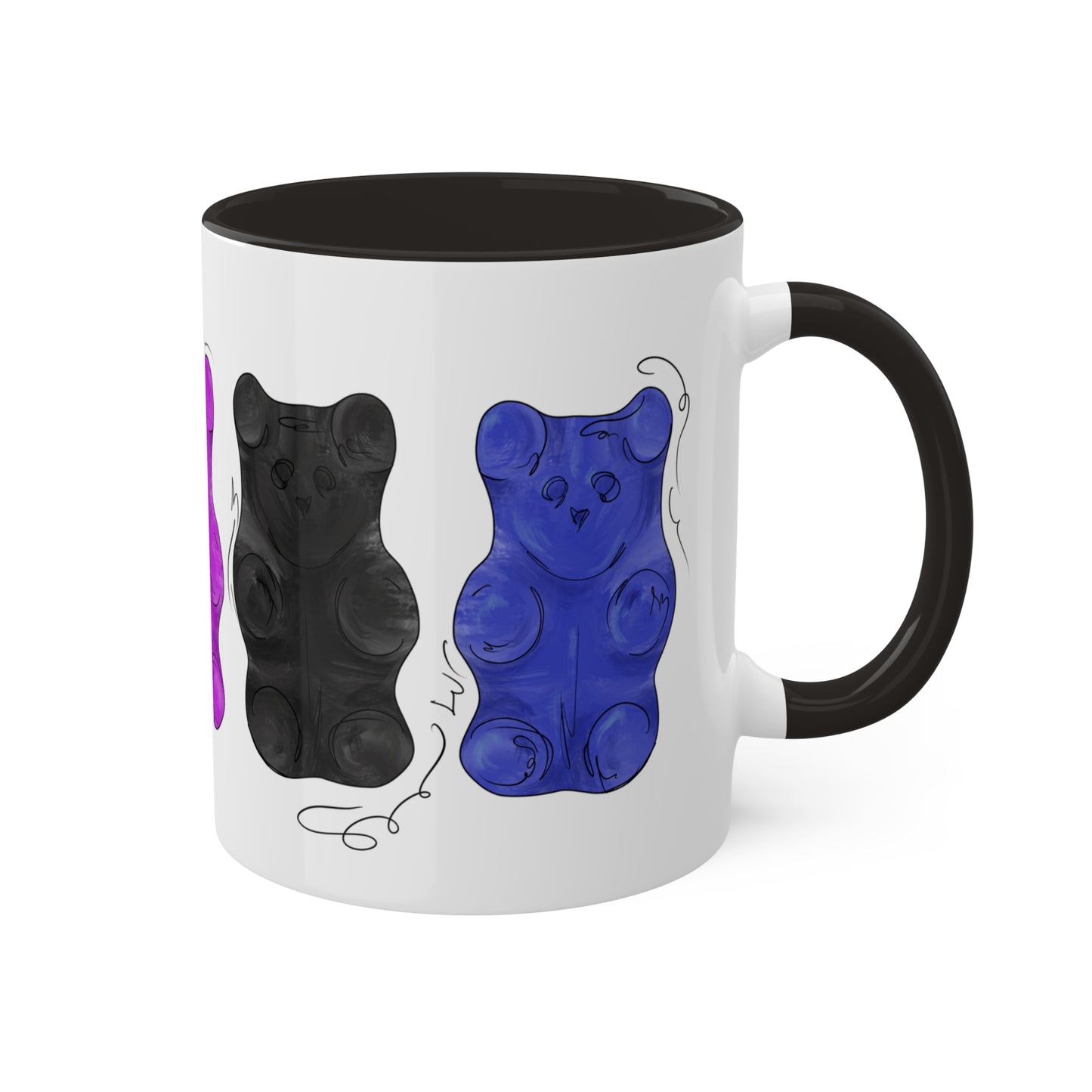 Genderfluid Pride Flag Gummy Bears - Mug