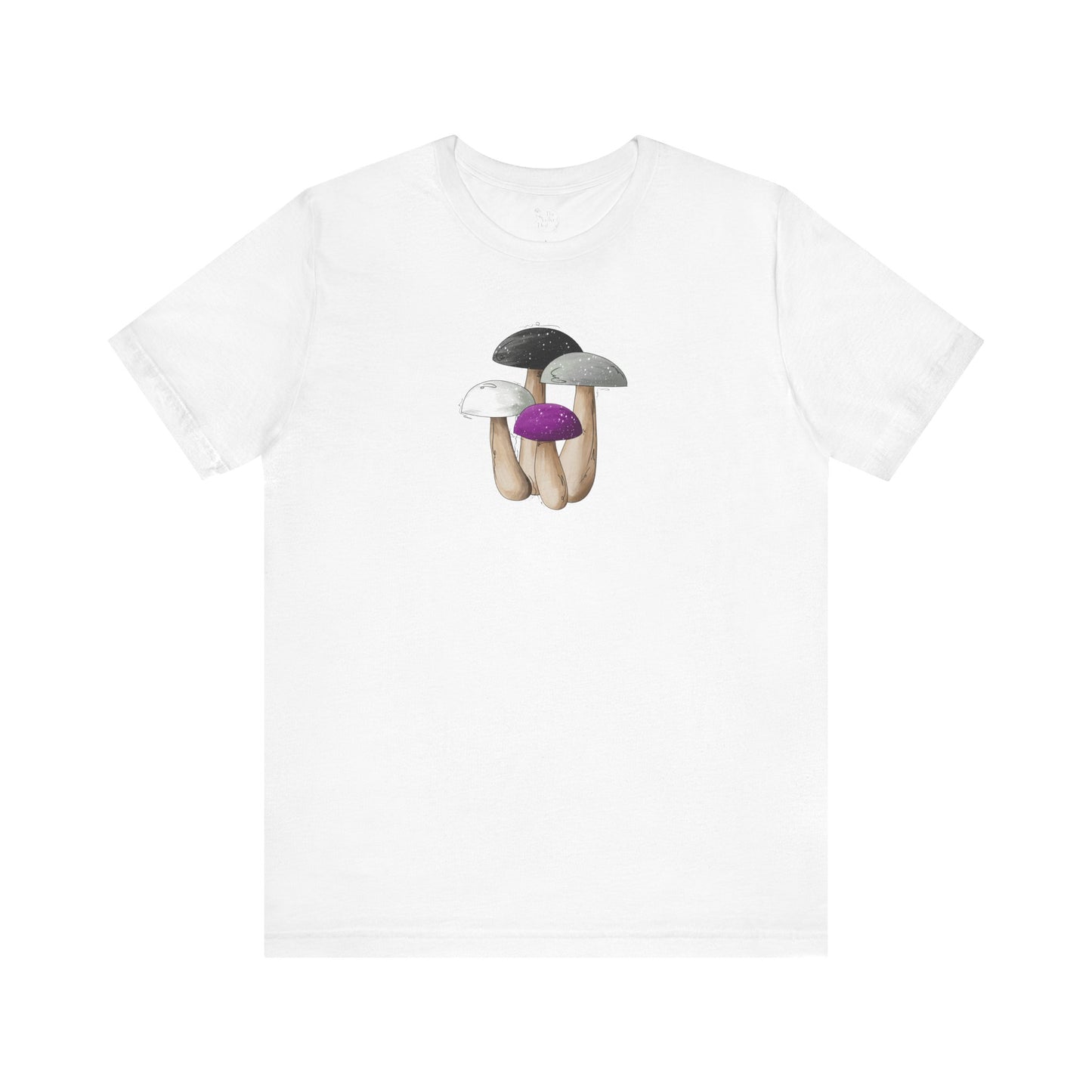 Asexual Pride Flag Mushrooms - Unisex T-Shirt