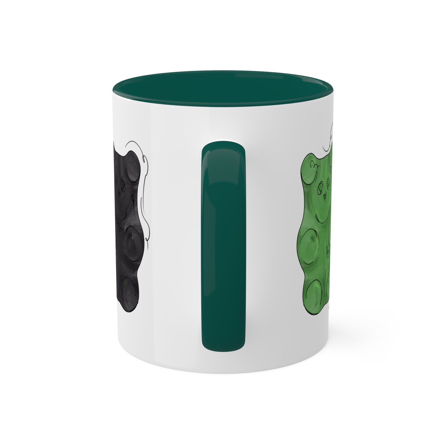 Aromantic Pride Flag Gummy Bears - Mug