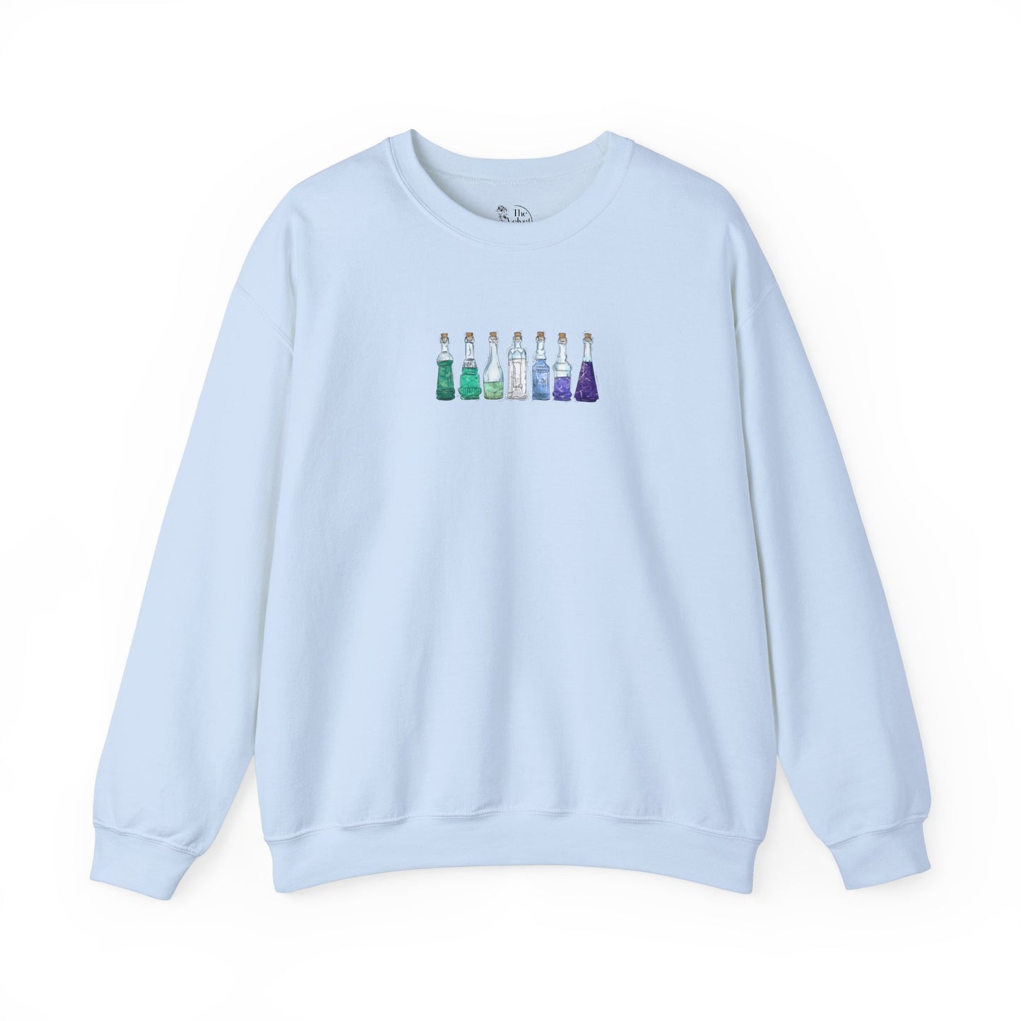 Gay Male Pride Flag Potion Bottles - Adult Unisex Sweatshirt