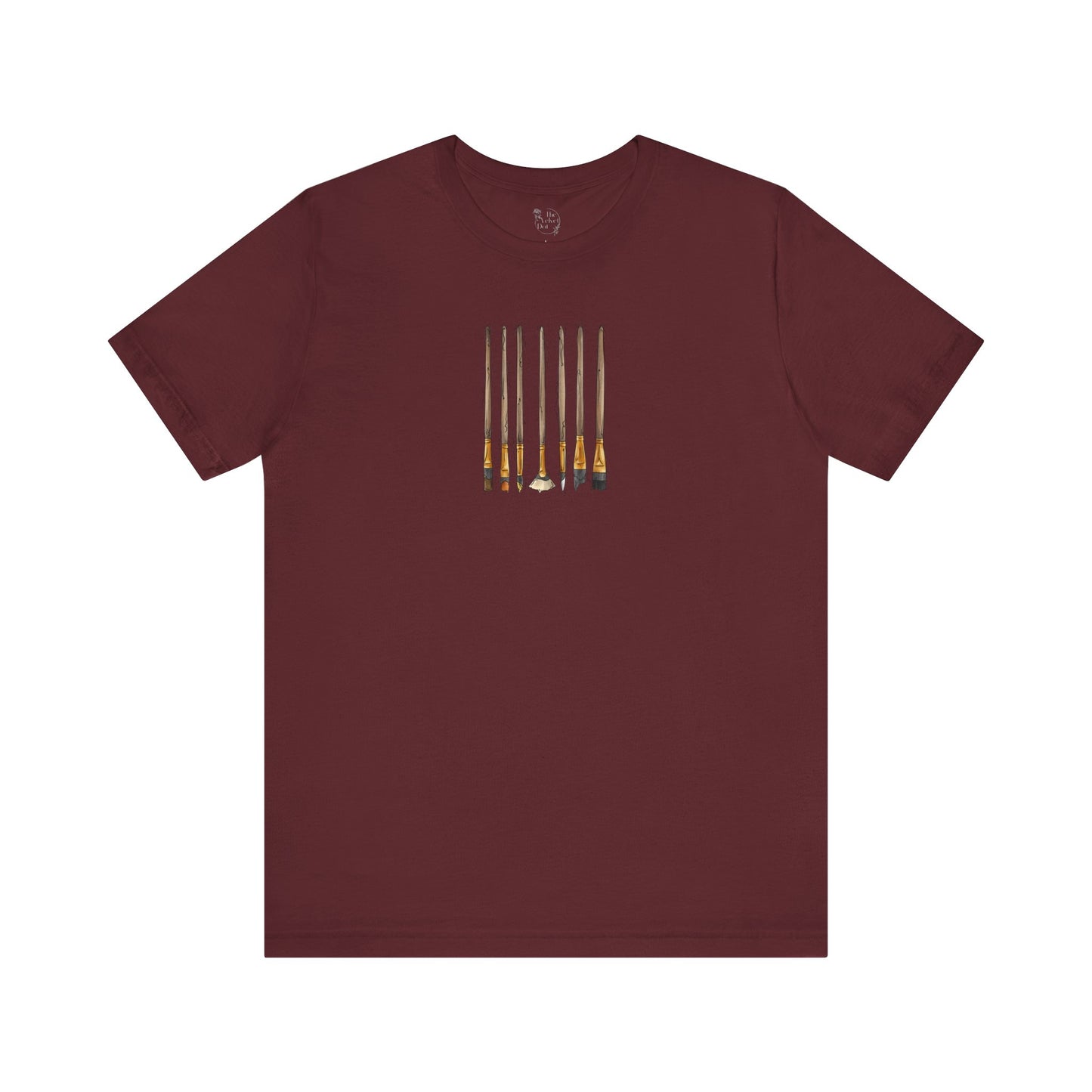 Bear Pride Flag Paint Brushes - Unisex T-Shirt