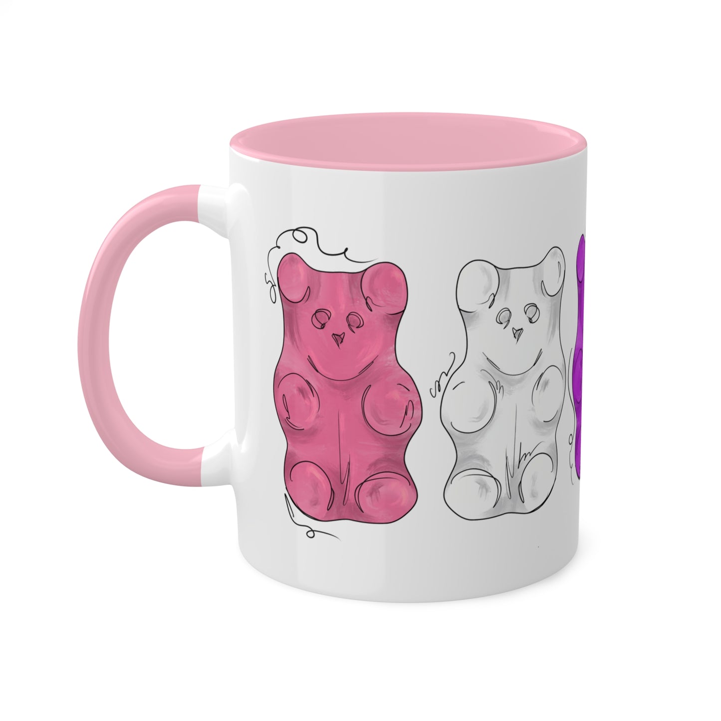 Genderfluid Pride Flag Gummy Bears - Mug