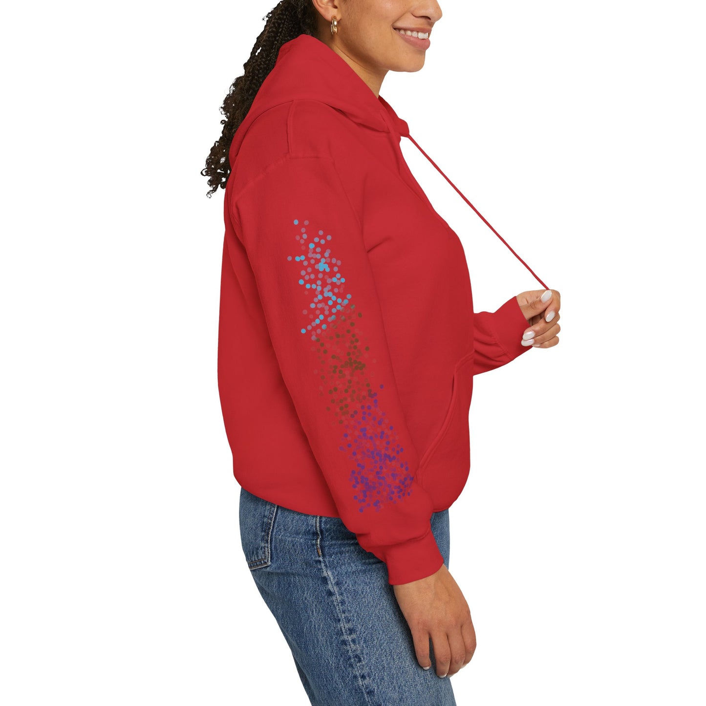 Androsexual Pride Flag Dots - Adult Unisex Hoodie