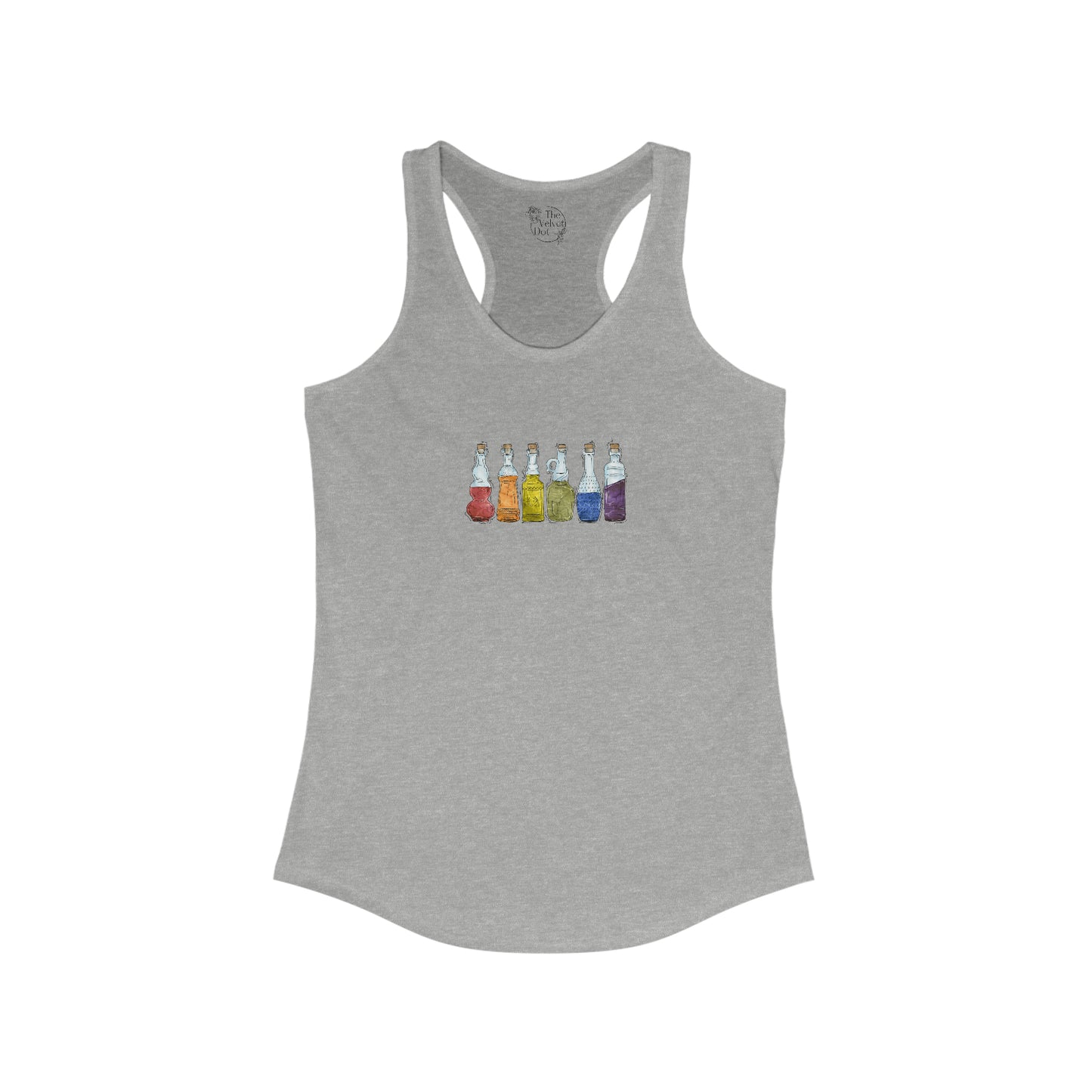 Gay Pride Flag Potion Bottles - Womens Tank Top