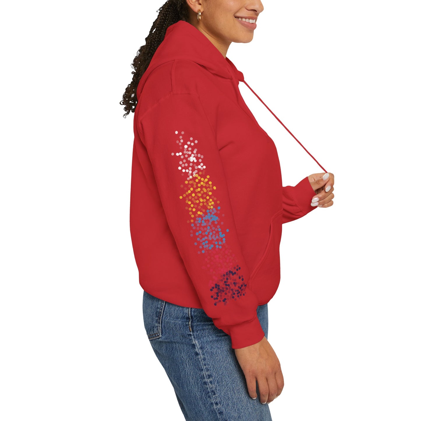 Polyamorous Pride Flag Dots - Adult Unisex Hoodie