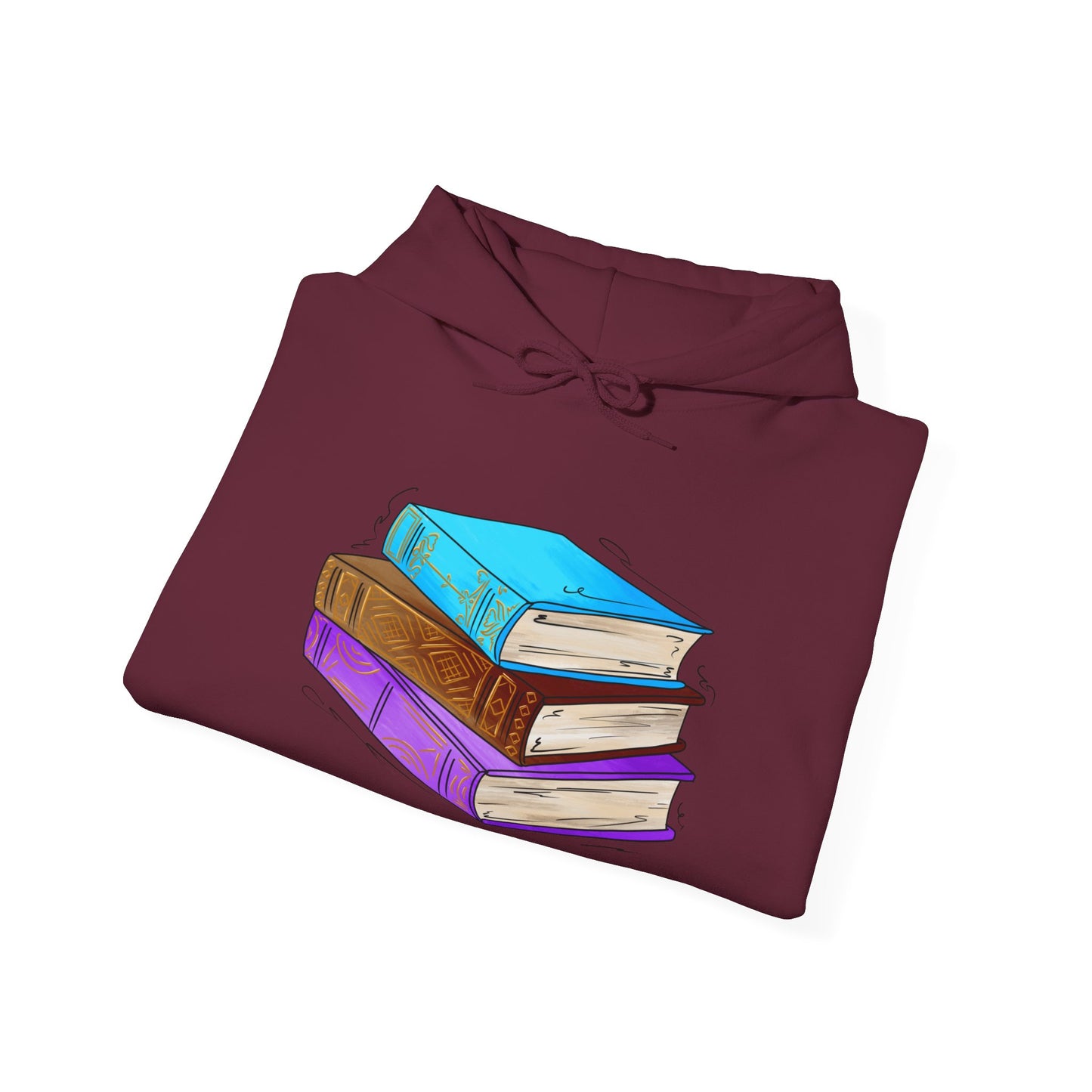 Androsexual Pride Flag Old Books - Adult Unisex Hoodie