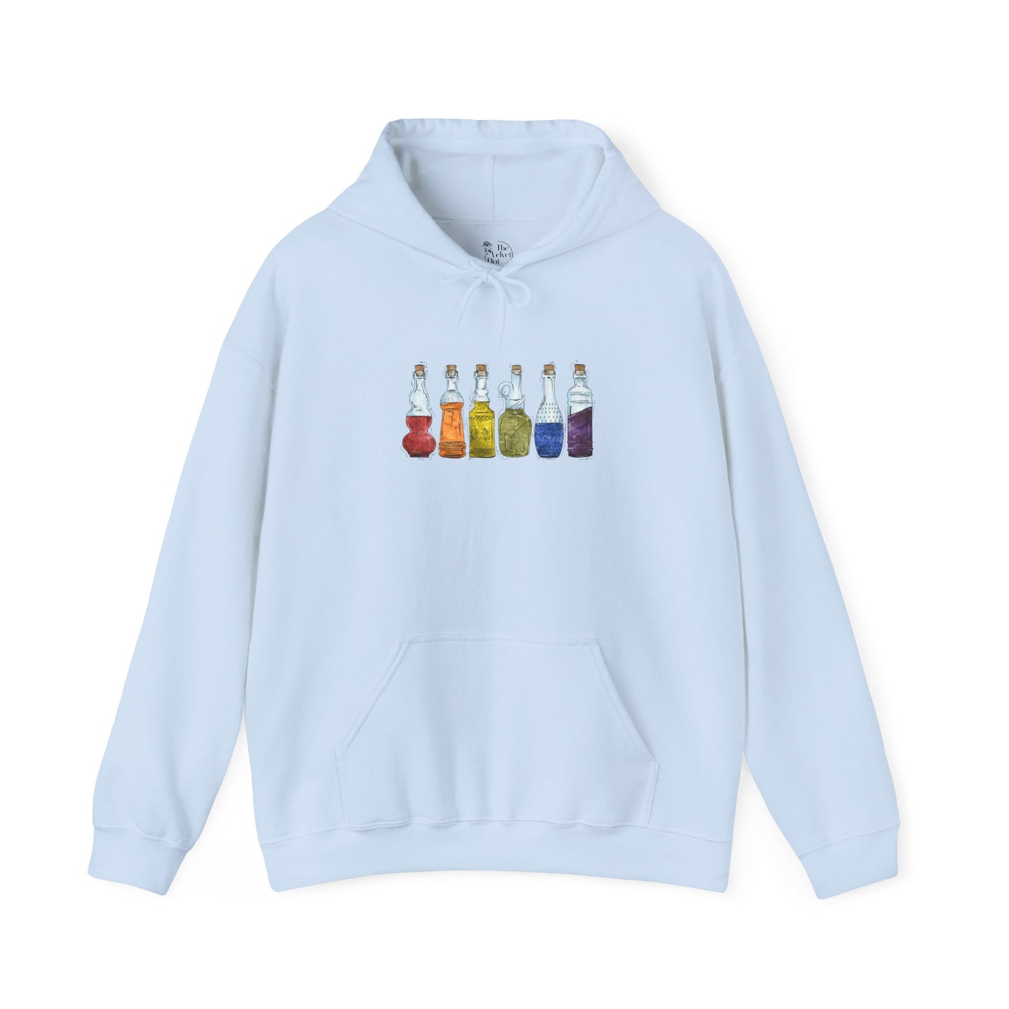 Gay Pride Flag Potion Bottles - Adult Unisex Hoodie