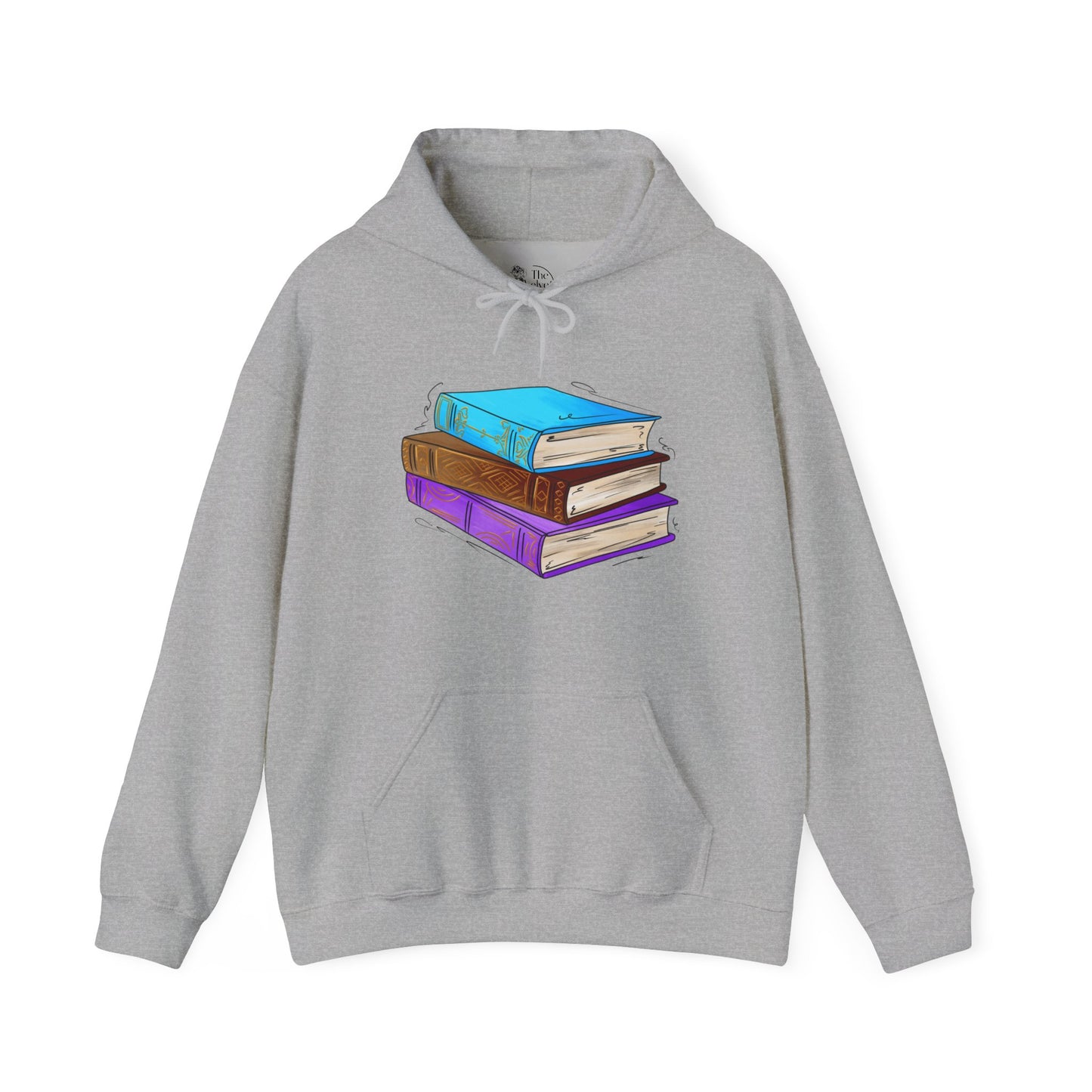 Androsexual Pride Flag Old Books - Adult Unisex Hoodie