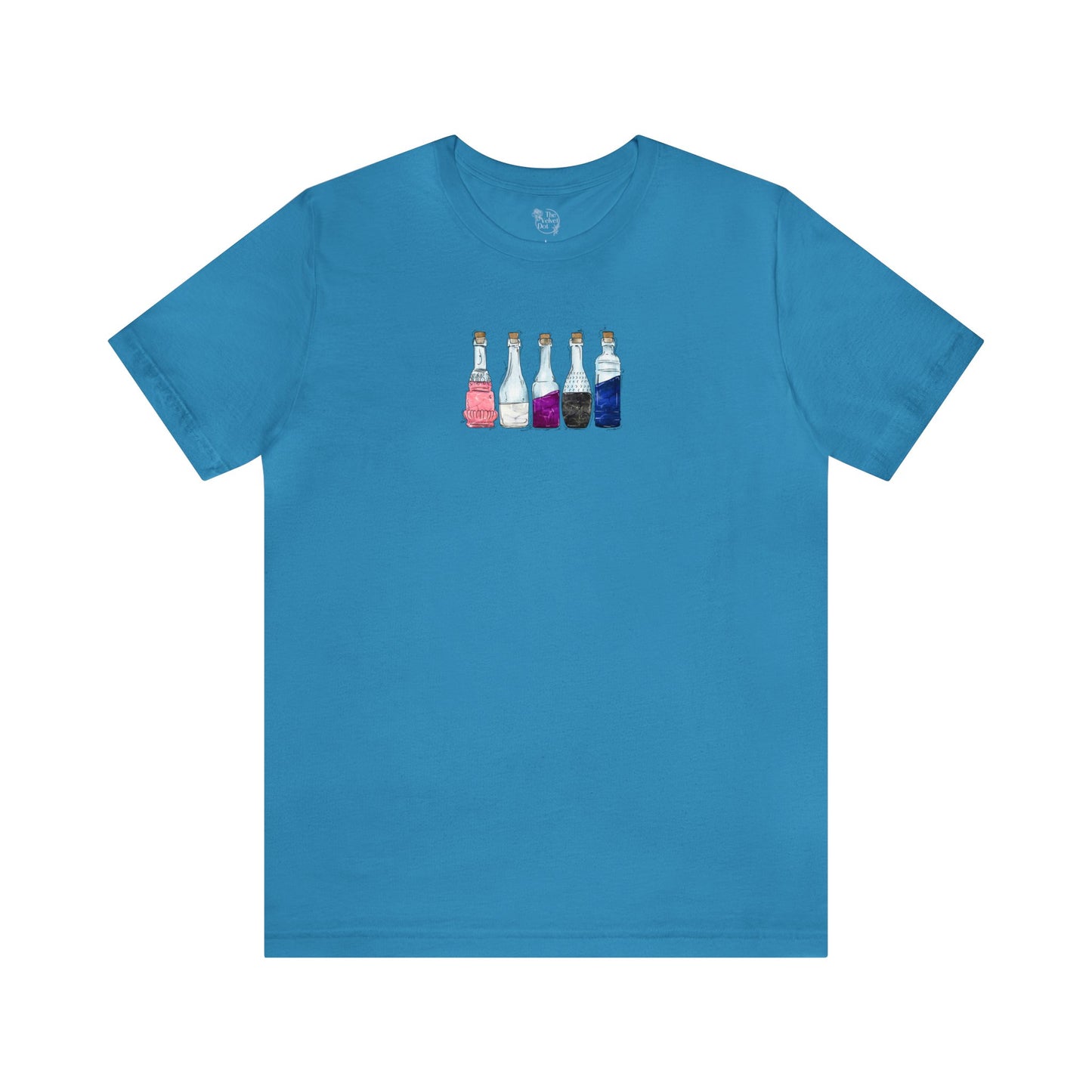 Genderfluid Pride Flag Potion Bottles - Unisex T-Shirt