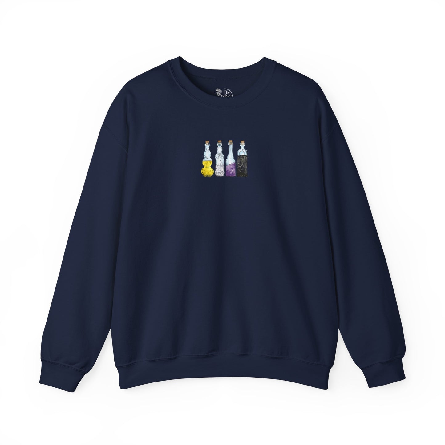 Nonbinary Pride Flag Potion Bottles - Adult Unisex Sweatshirt