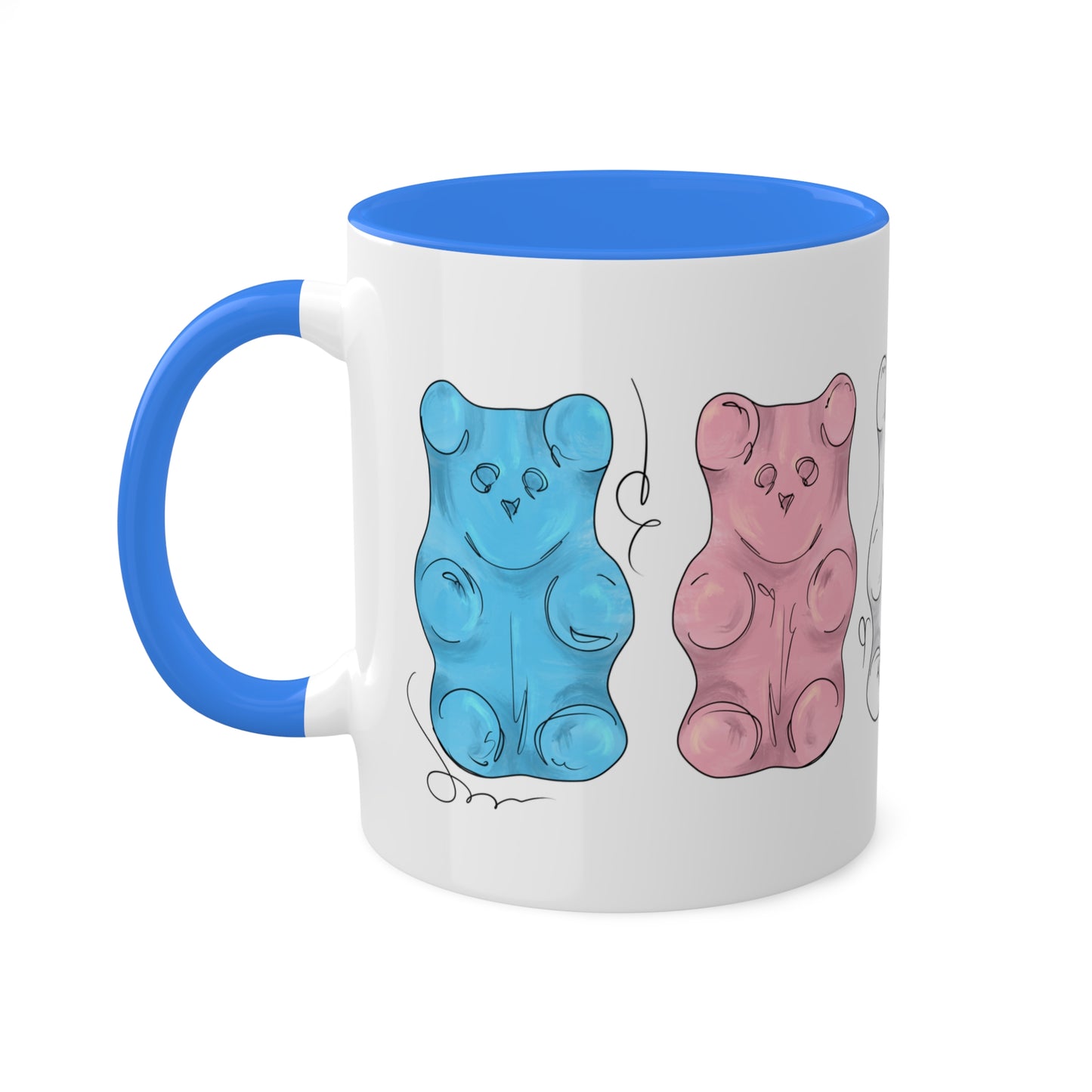 Transgender Pride Flag Gummy Bears - Mug