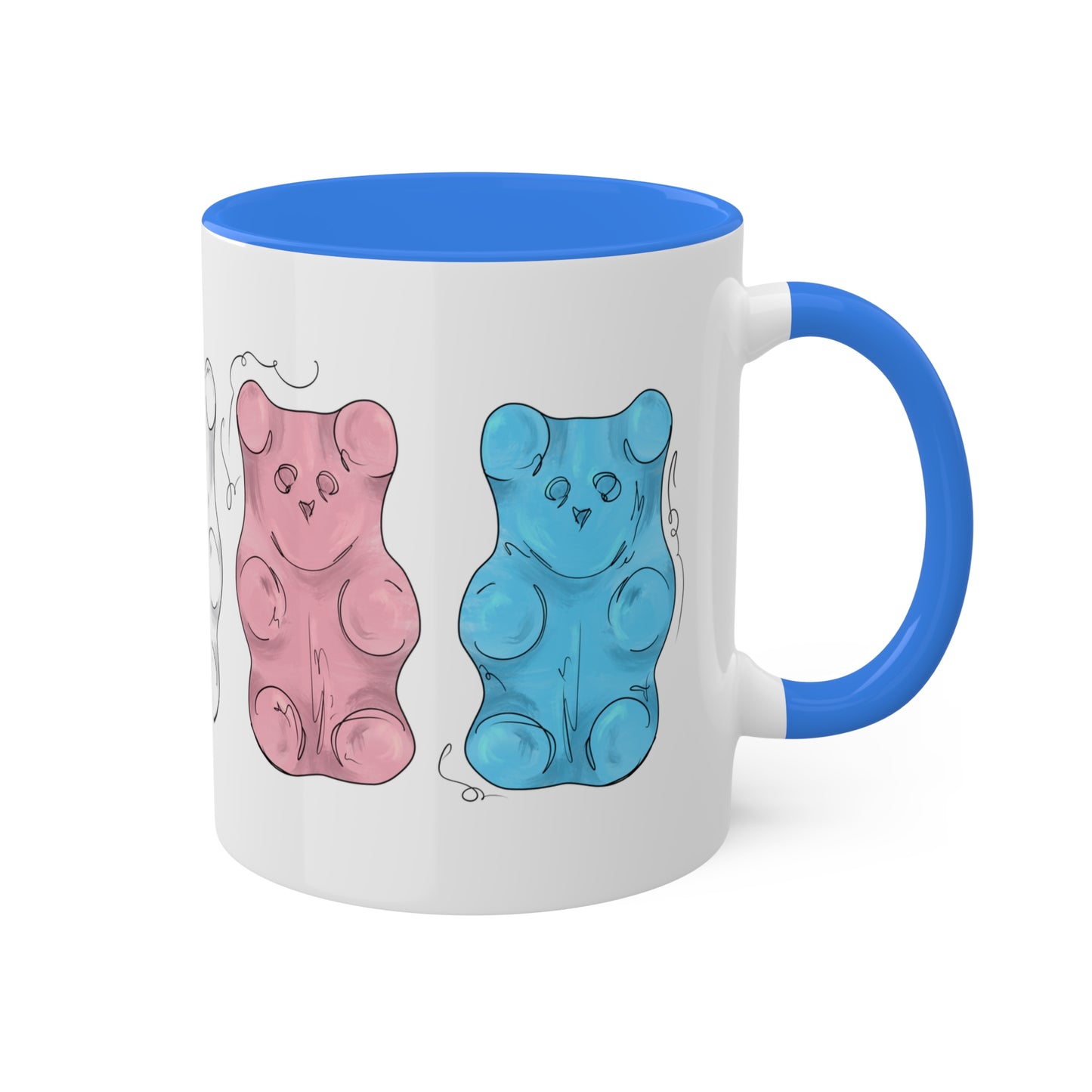 Transgender Pride Flag Gummy Bears - Mug
