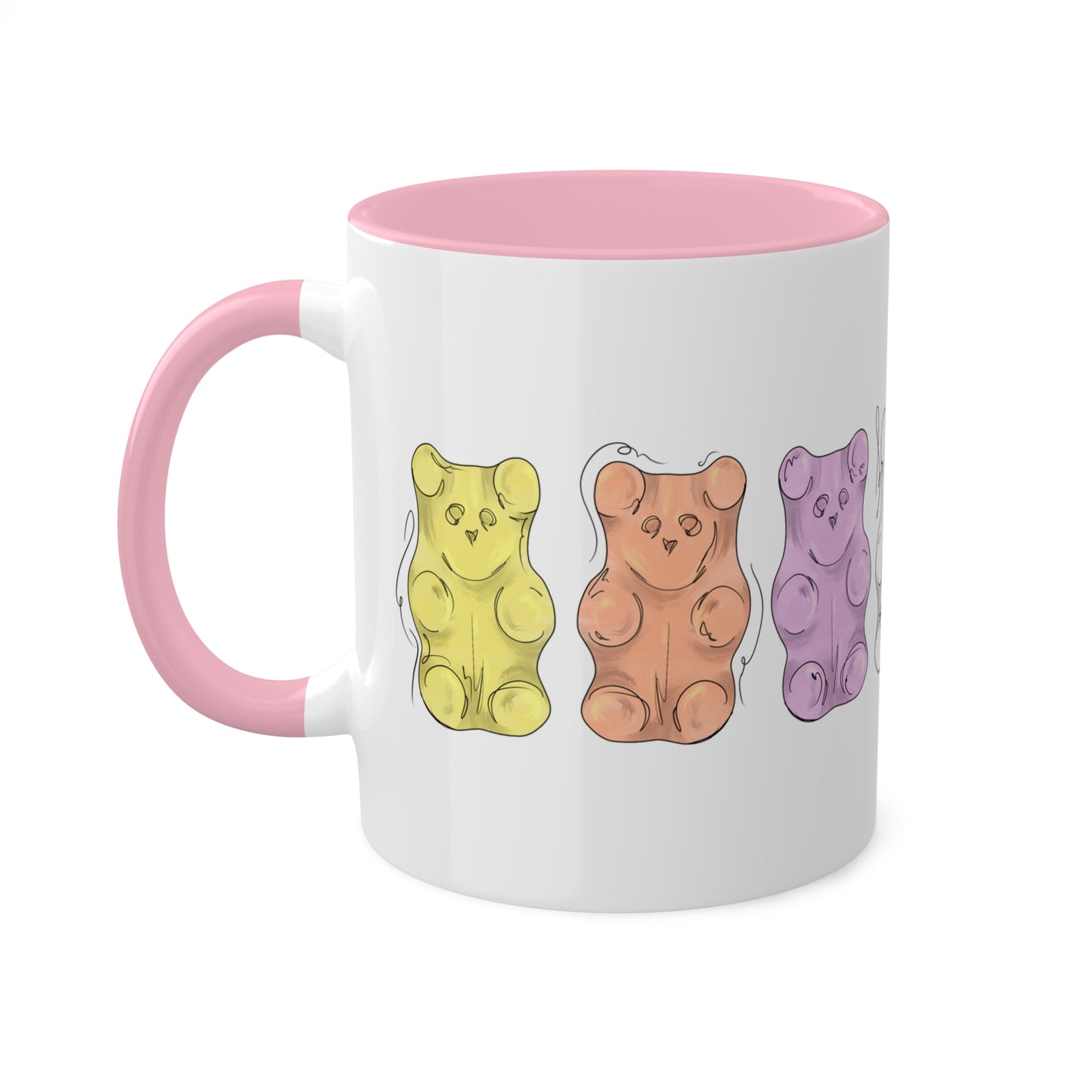 Pangender Pride Flag Gummy Bears - Mug