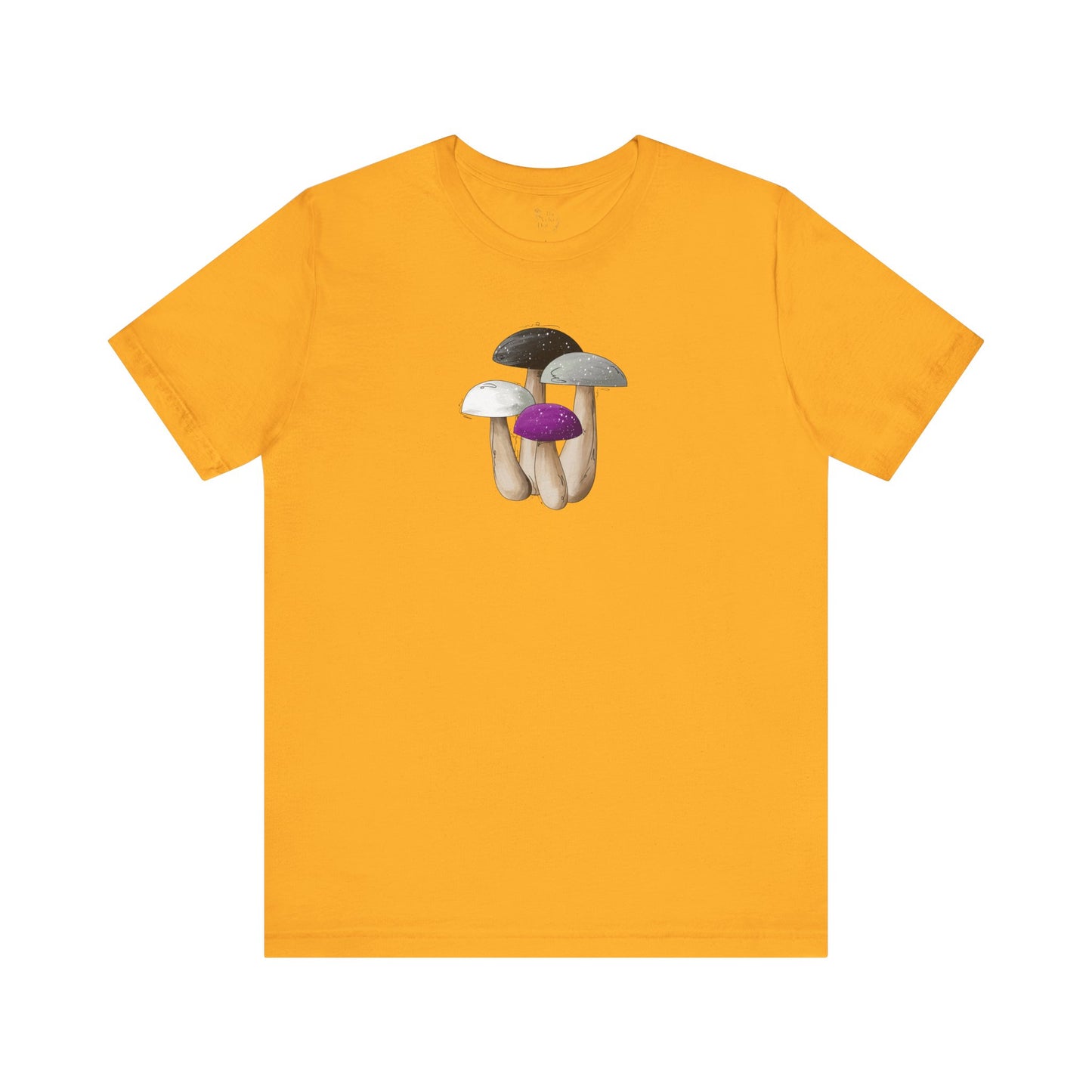 Asexual Pride Flag Mushrooms - Unisex T-Shirt