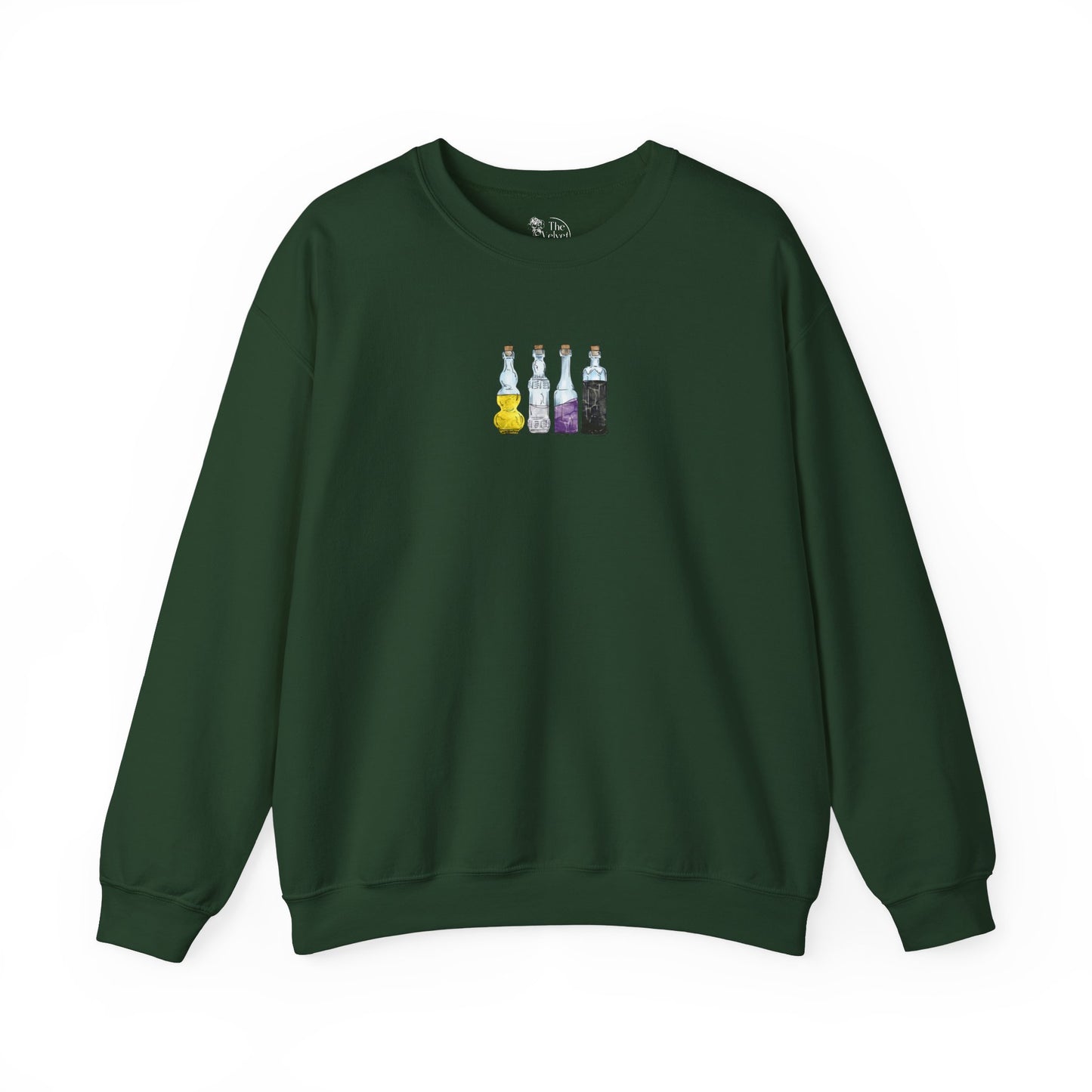 Nonbinary Pride Flag Potion Bottles - Adult Unisex Sweatshirt