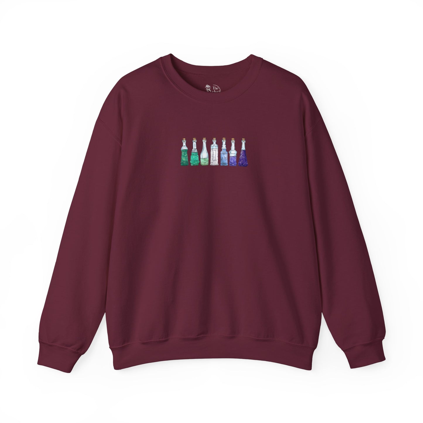Gay Male Pride Flag Potion Bottles - Adult Unisex Sweatshirt