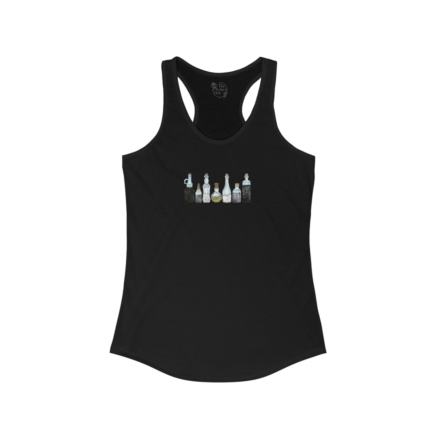 Agender Pride Flag Potion Bottles - Womens Tank Top