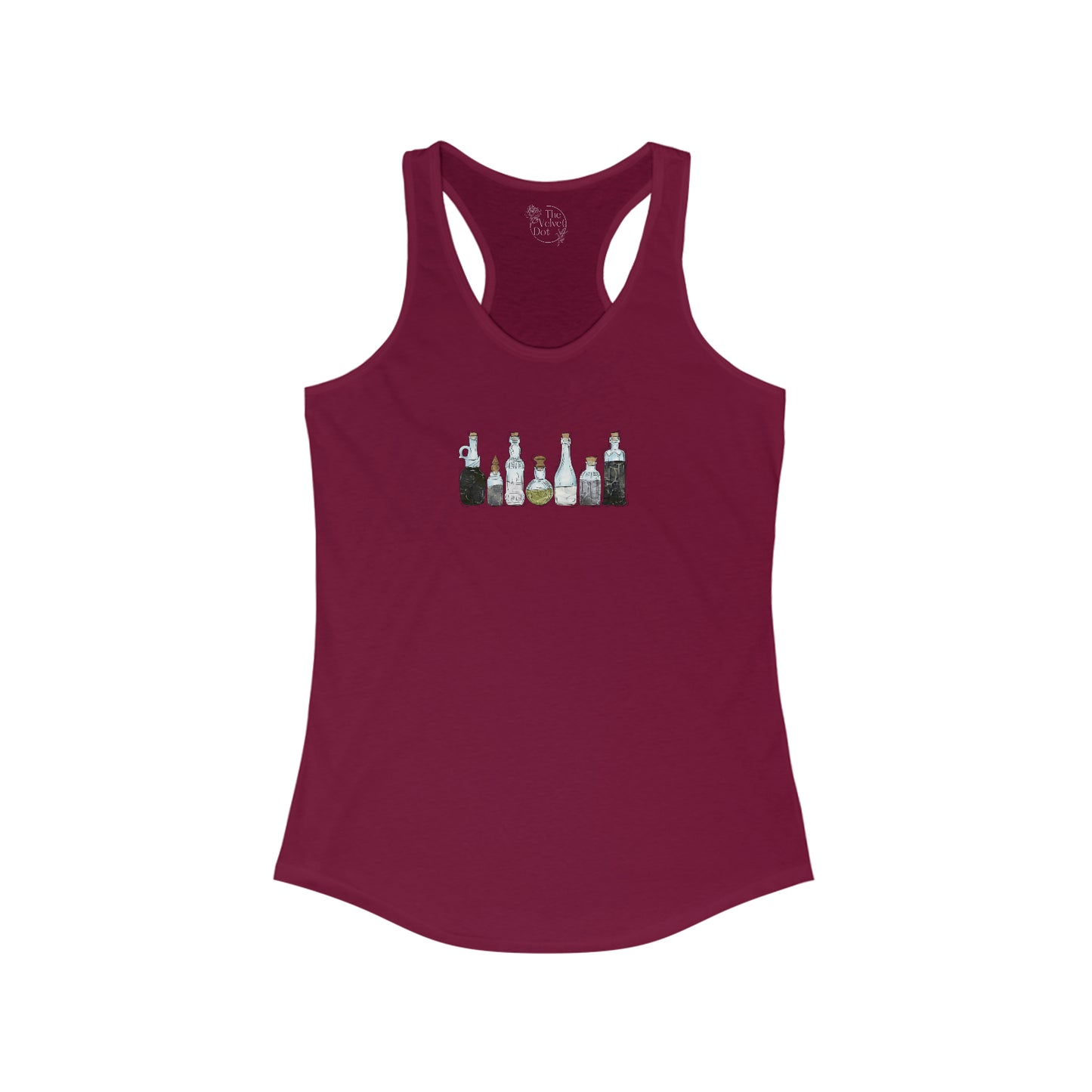 Agender Pride Flag Potion Bottles - Womens Tank Top
