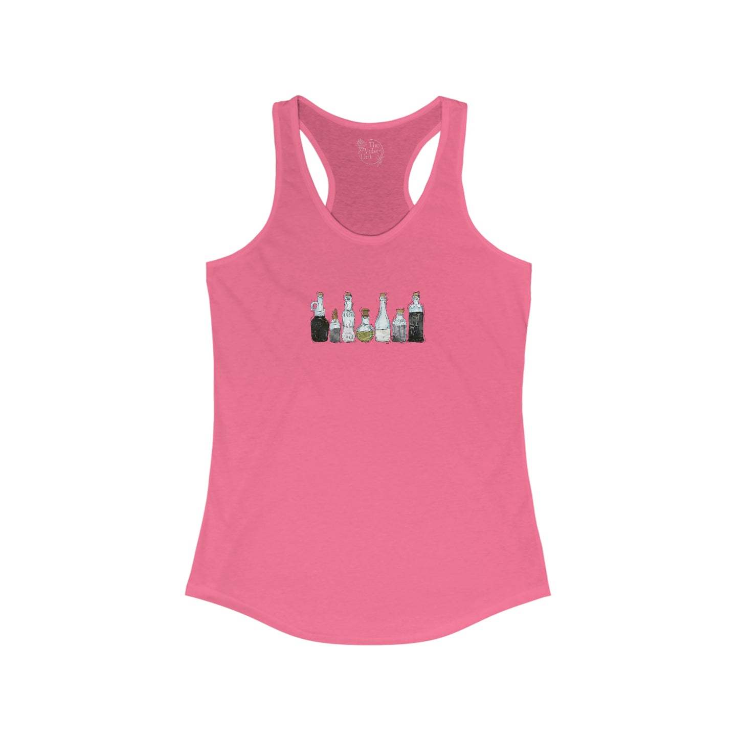 Agender Pride Flag Potion Bottles - Womens Tank Top