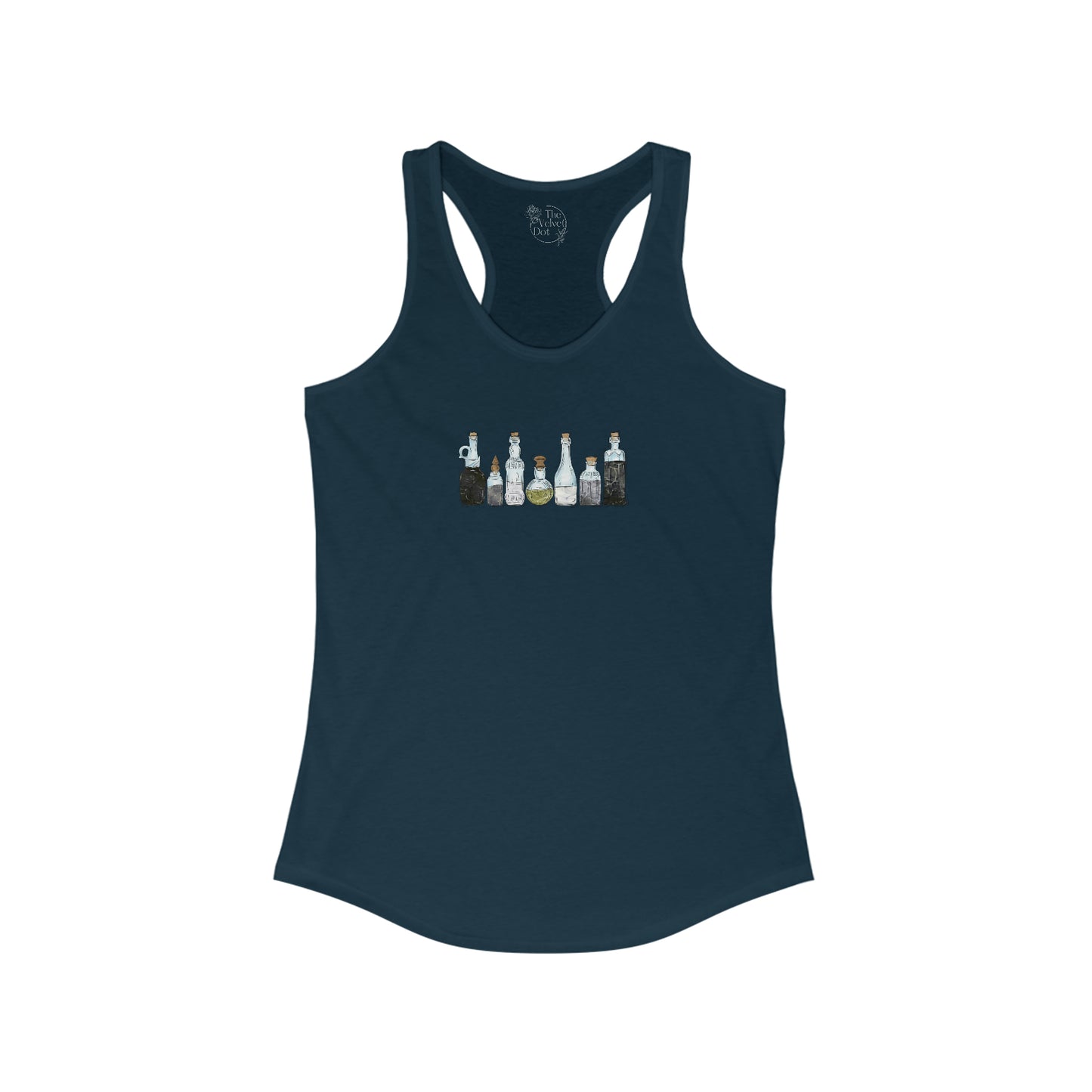 Agender Pride Flag Potion Bottles - Womens Tank Top