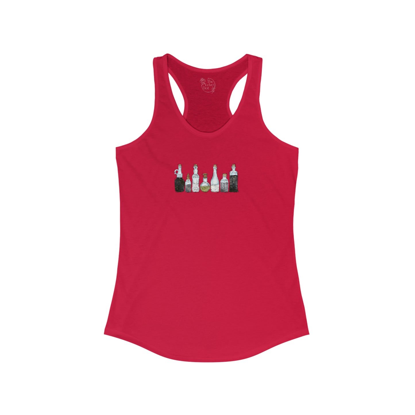 Agender Pride Flag Potion Bottles - Womens Tank Top