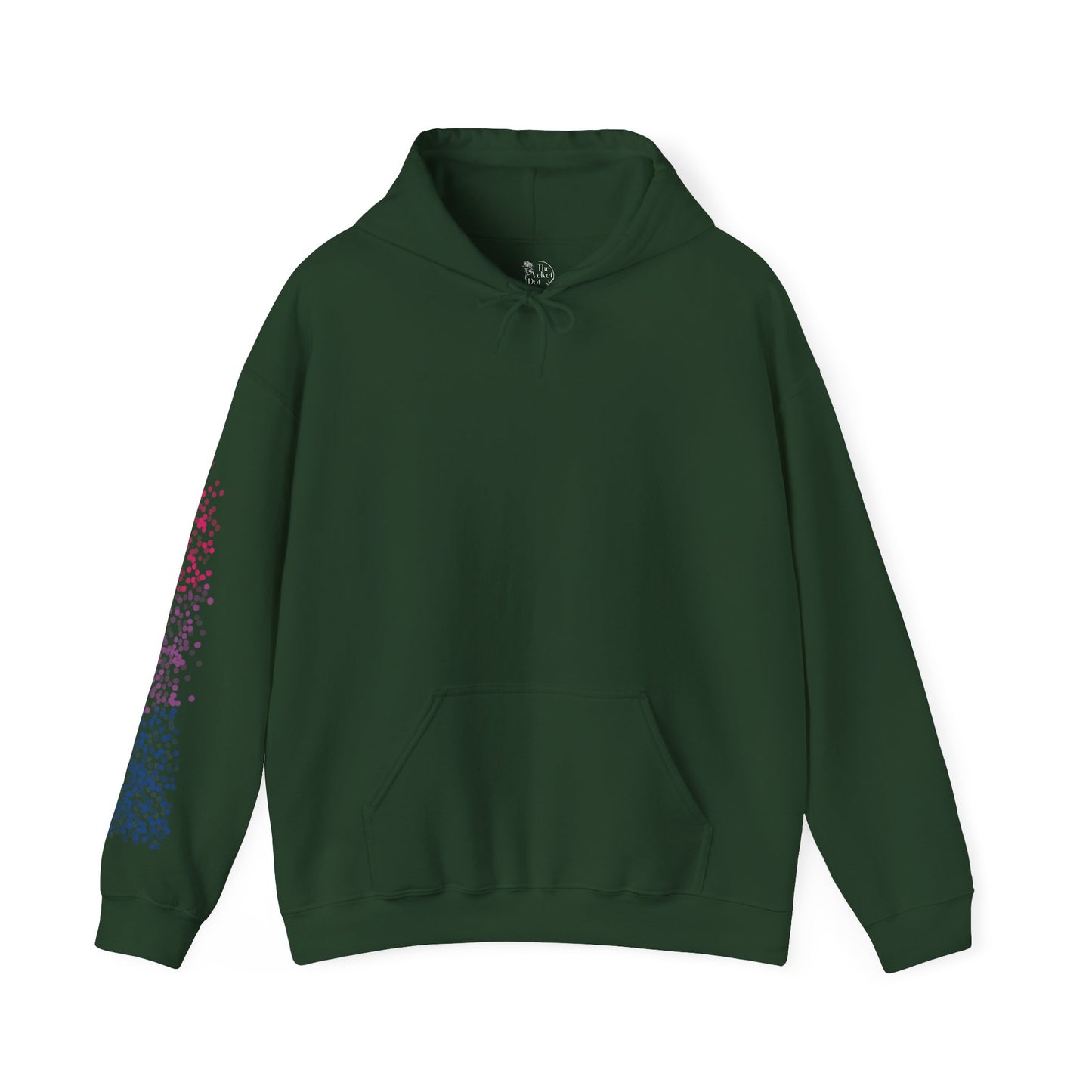 Bisexual Pride Flag Dots - Adult Unisex Hoodie