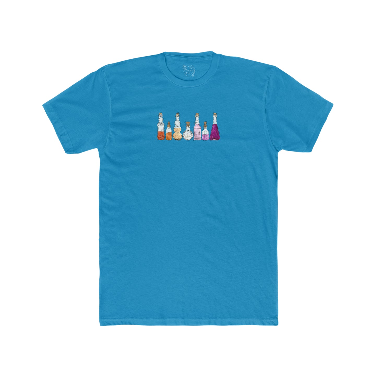 Lesbian Pride Flag Potion Bottles - Men's T-Shirt