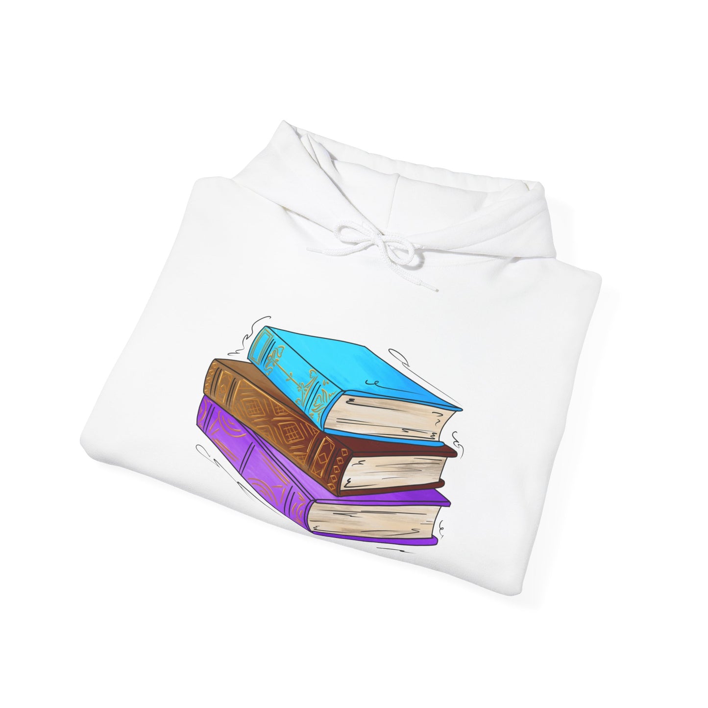 Androsexual Pride Flag Old Books - Adult Unisex Hoodie