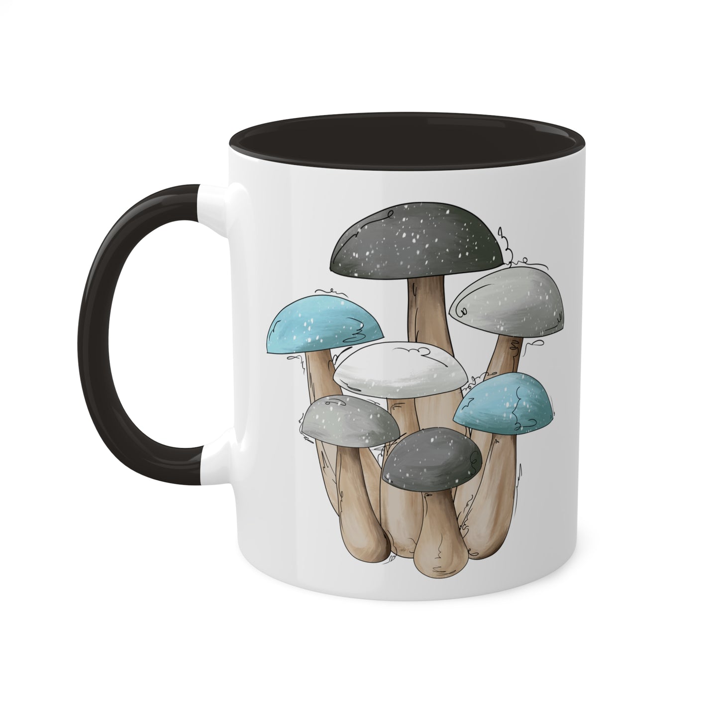 Demi Boy Pride Flag Mushrooms - Mug